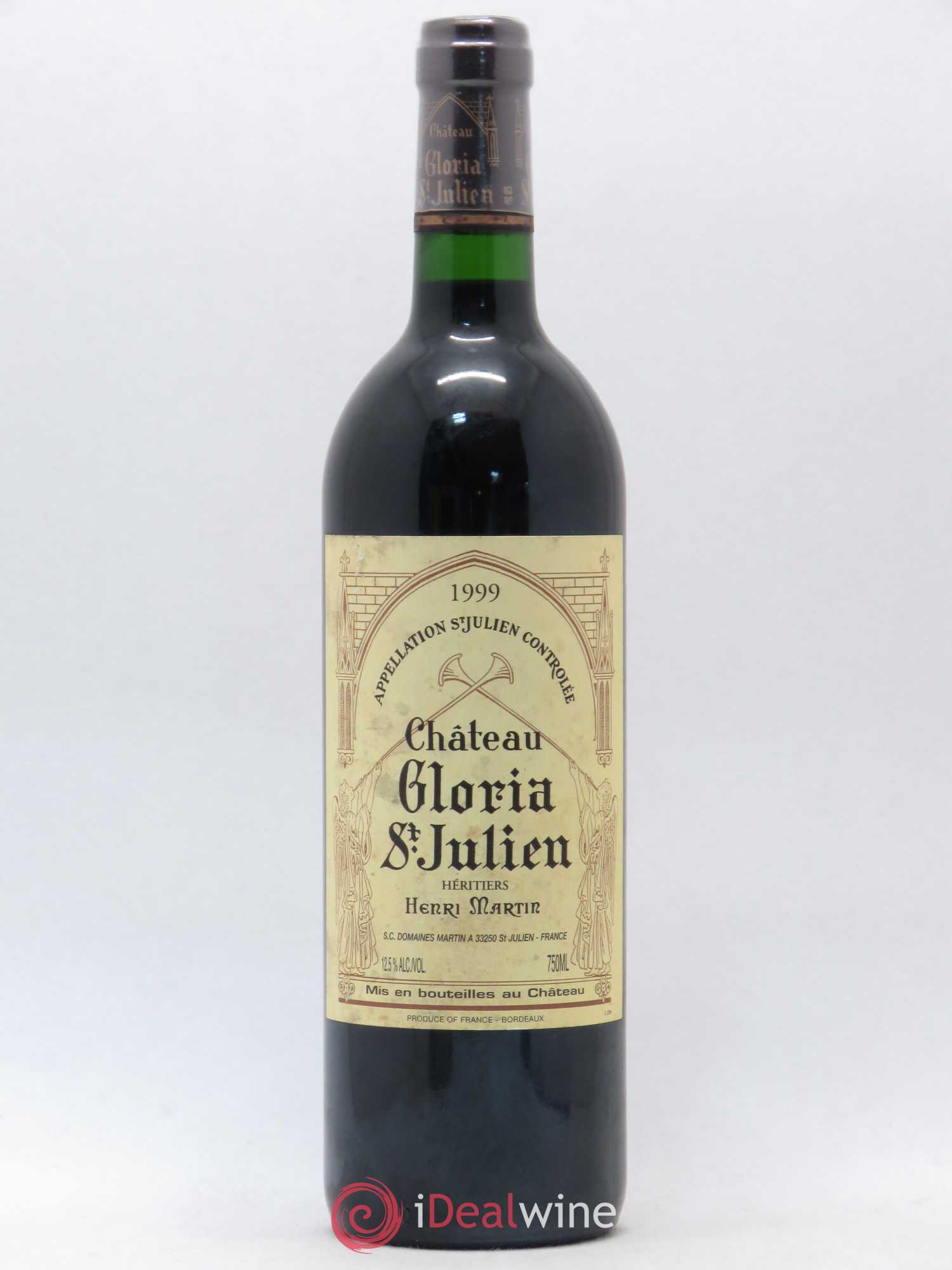 Château Gloria 1999 - Lot de 1 bouteille - 0