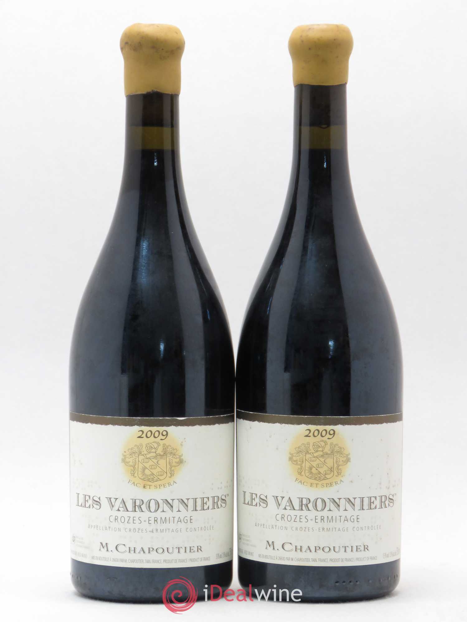 Crozes-Hermitage Les Varonniers Chapoutier 2009 - Lot de 2 bouteilles - 0