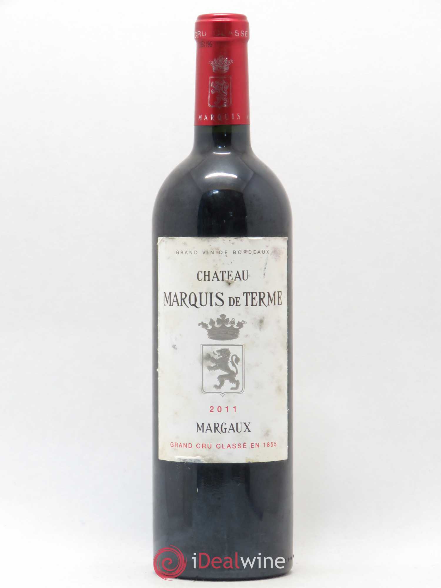 Château Marquis de Terme 4ème Grand Cru Classé 2011 - Lot de 1 bouteille - 0