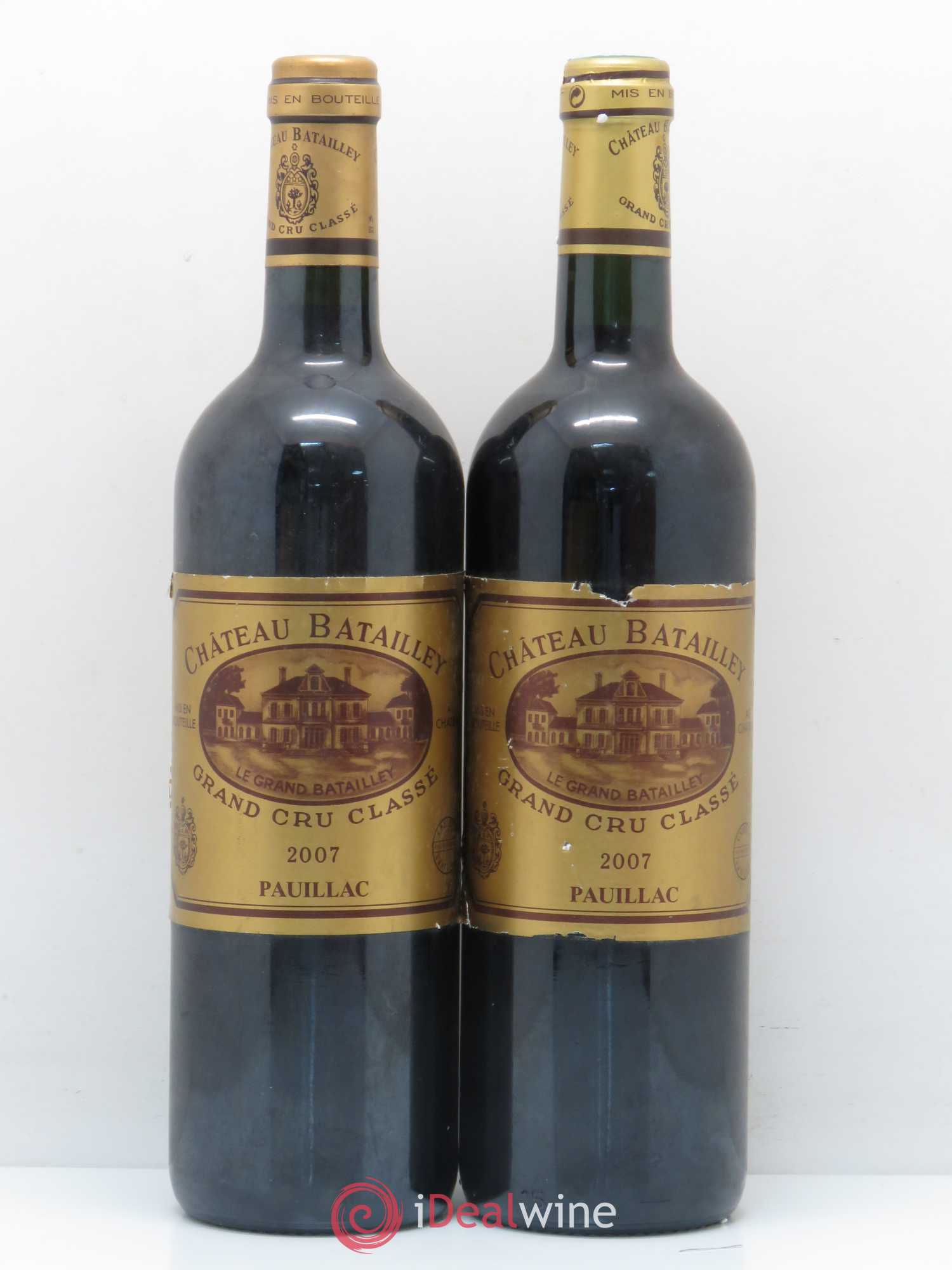 Château Batailley 5ème Grand Cru Classé 2007 - Lot de 2 bouteilles - 0