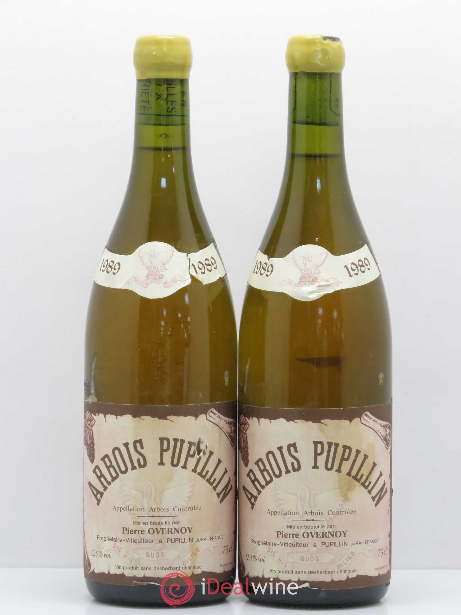 Arbois-Pupillin Savagnin (cire jaune) Overnoy-Houillon (Domaine) savagnin 1989 - Lot de 2 bouteilles - 0