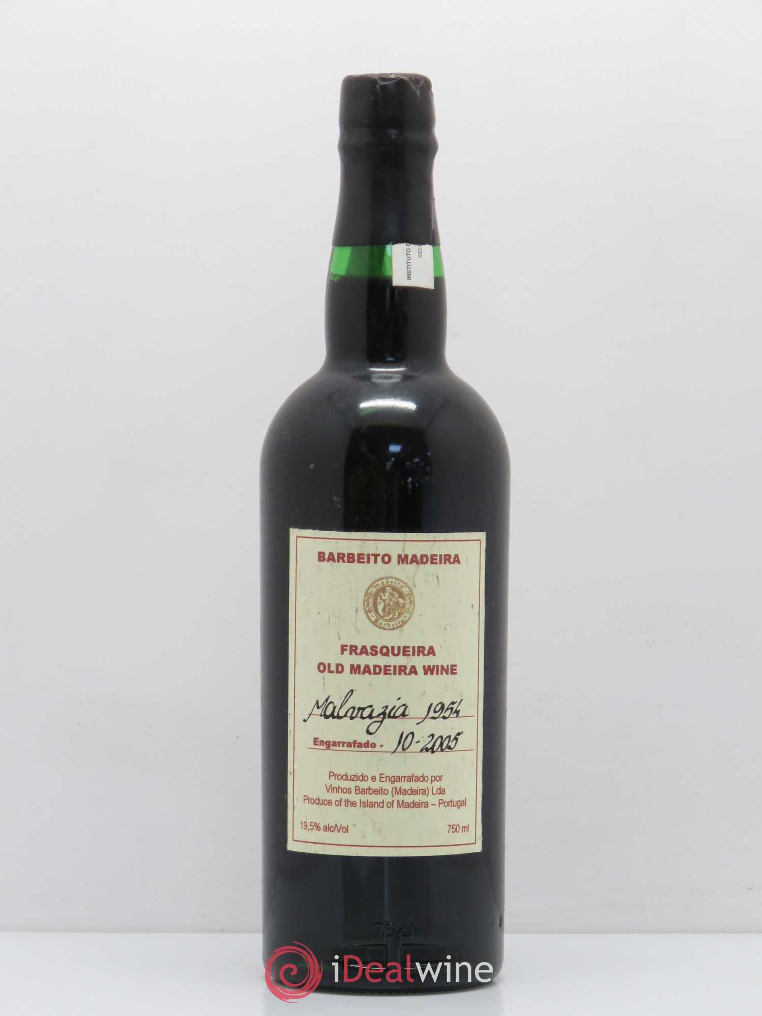 Portugal Barbeito Malvasia Madeira 1954 - Posten von 1 Flasche - 1