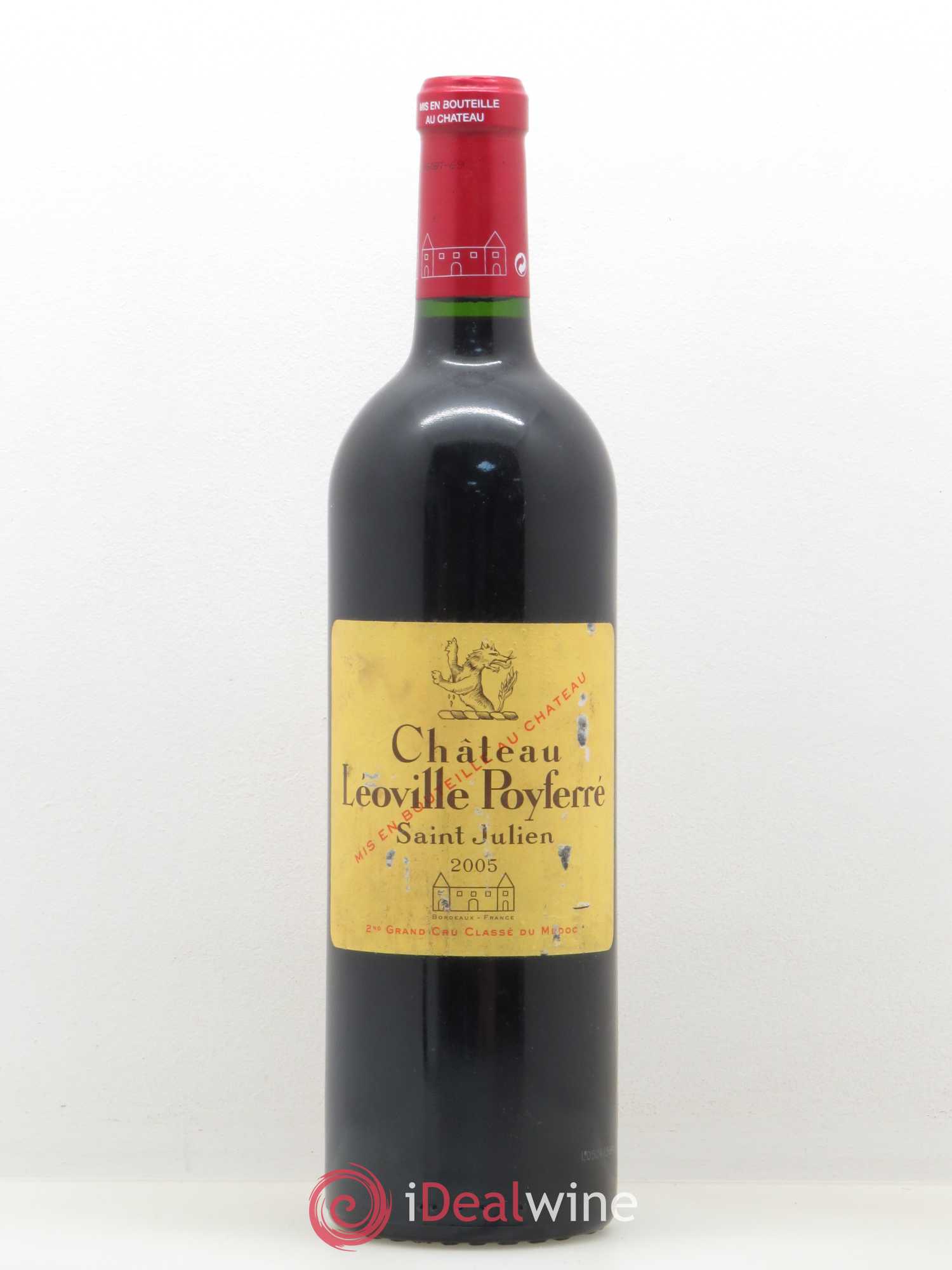Château Léoville Poyferré 2ème Grand Cru Classé 2005 - Lot de 1 bouteille - 0