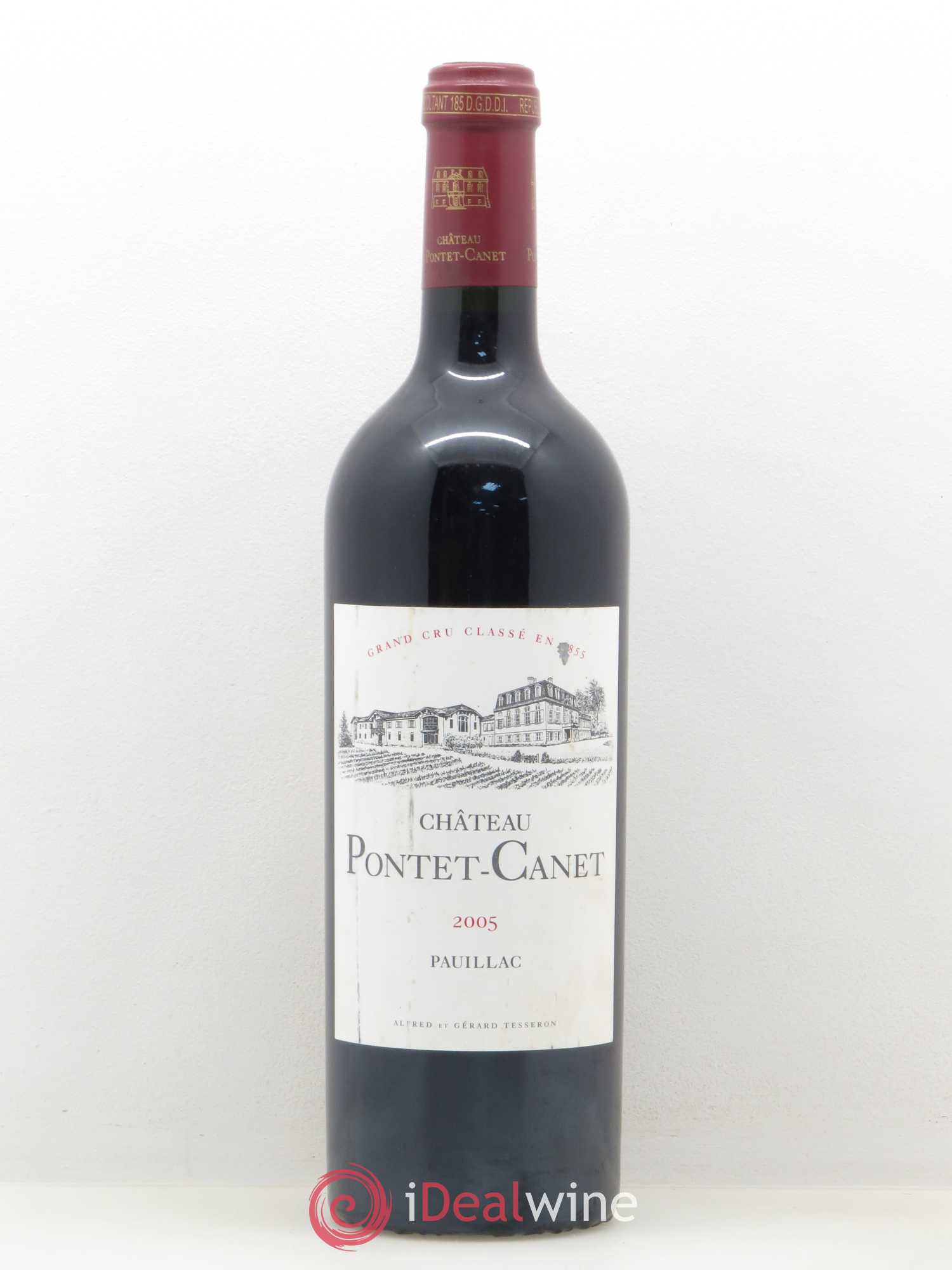 Château Pontet Canet 5ème Grand Cru Classé 2005 - Lot de 1 bouteille - 0