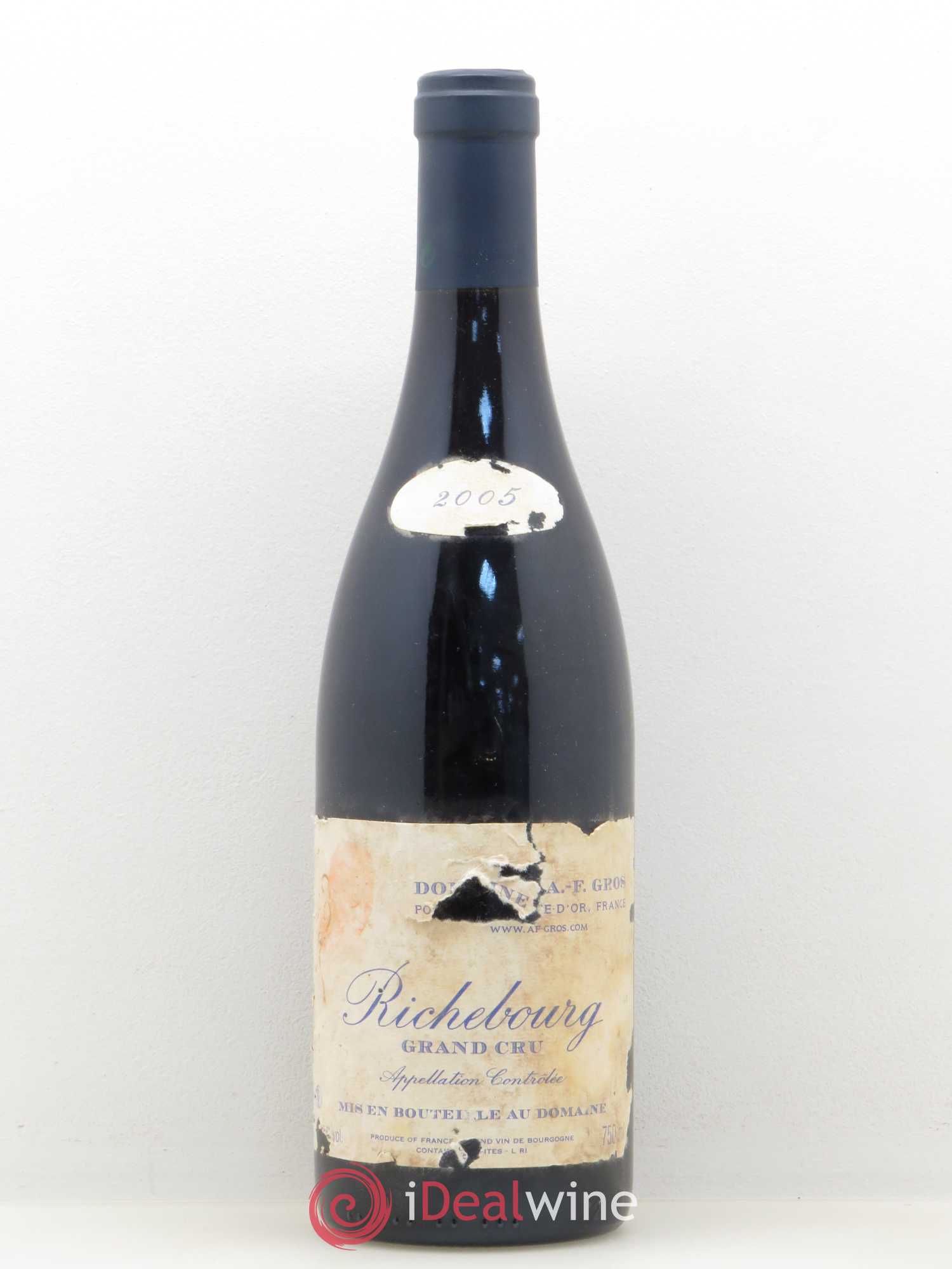 Richebourg Grand Cru A.-F. Gros 2005 - Posten von 1 Flasche - 0