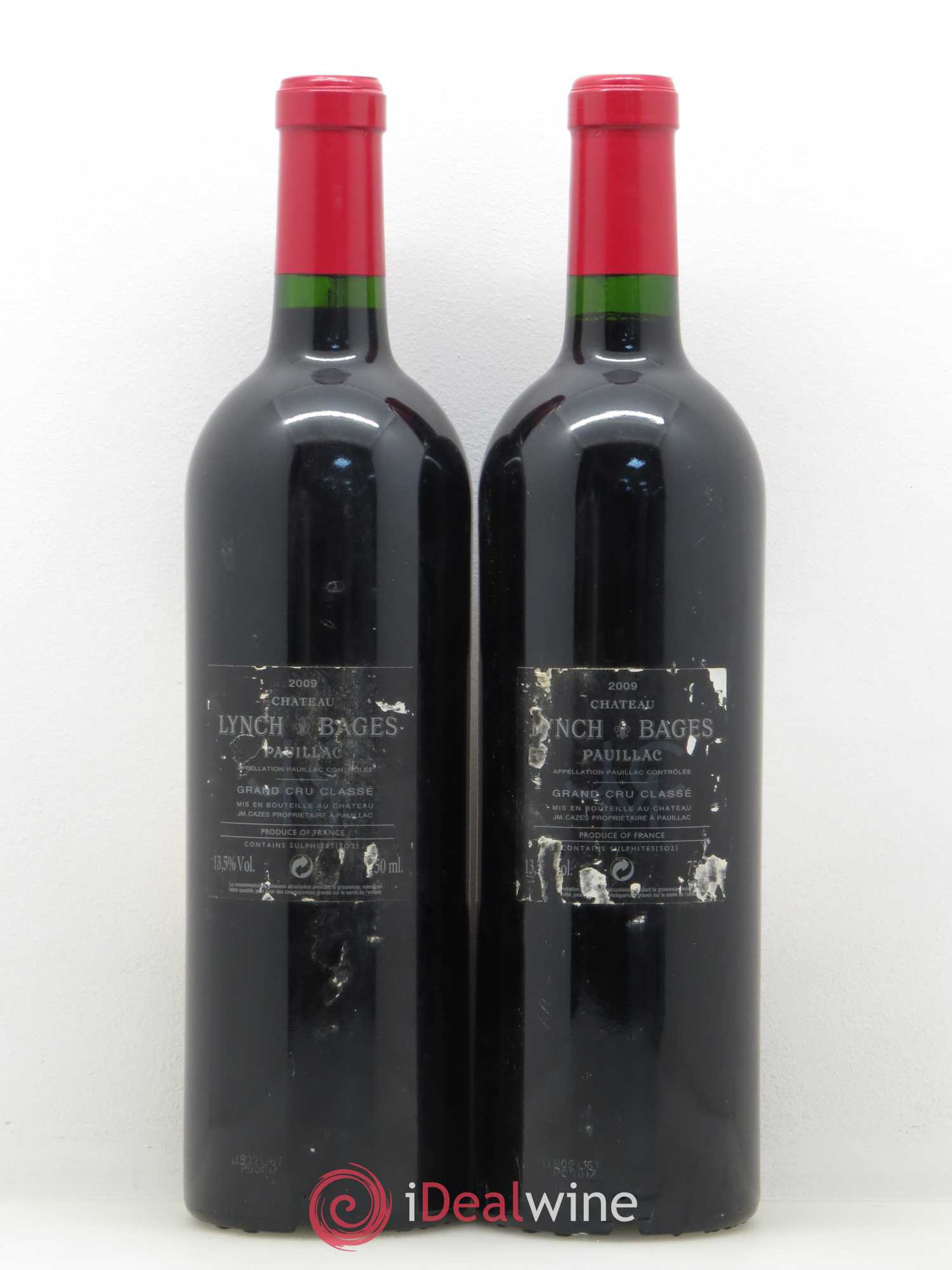 Château Lynch Bages 5ème Grand Cru Classé 2009 - Lot de 2 bouteilles - 1