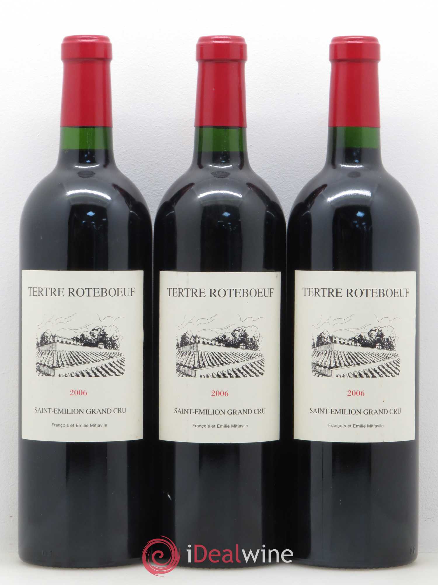 Château Tertre Roteboeuf 2006 - Lot de 3 bouteilles - 0