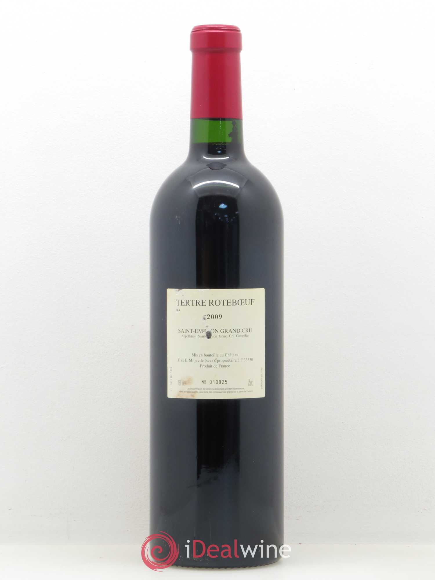 Château Tertre Roteboeuf 2009 - Lot de 1 bouteille - 1