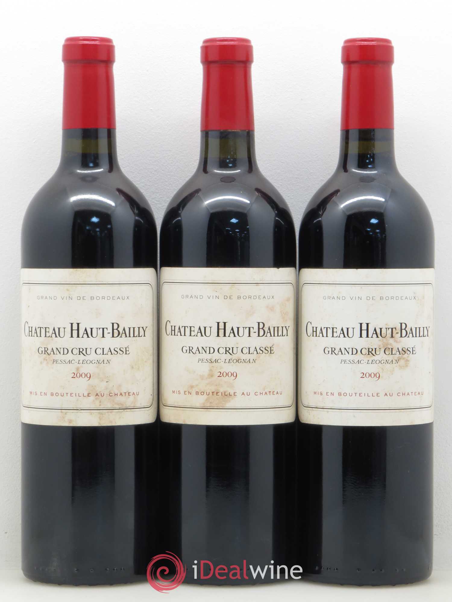 Château Haut-Bailly Cru Classé de Graves 2009 - Lot de 3 bouteilles - 0