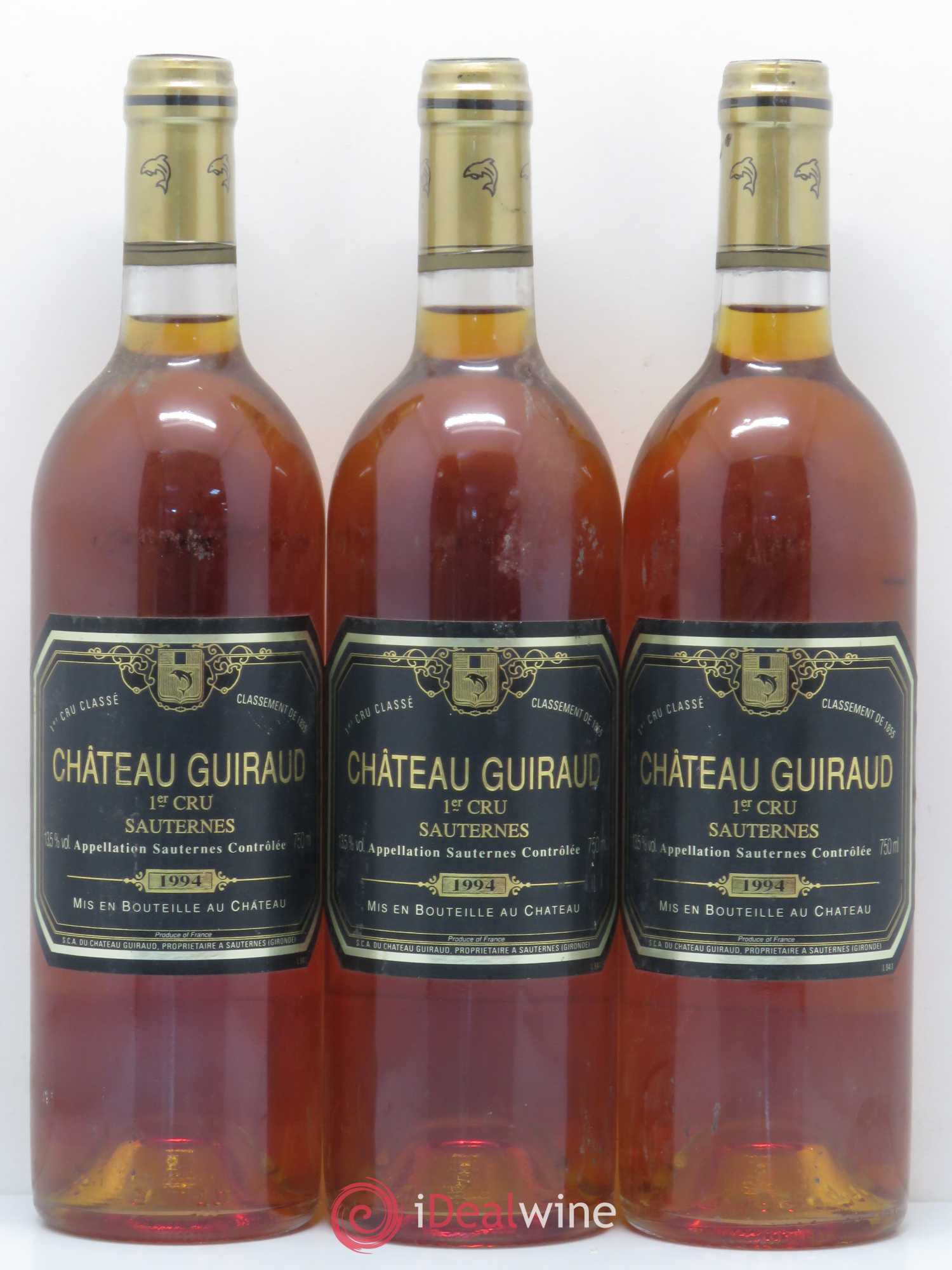 Château Guiraud 1er Grand Cru Classé 1994 - Lotto di 6 bottiglie - 2