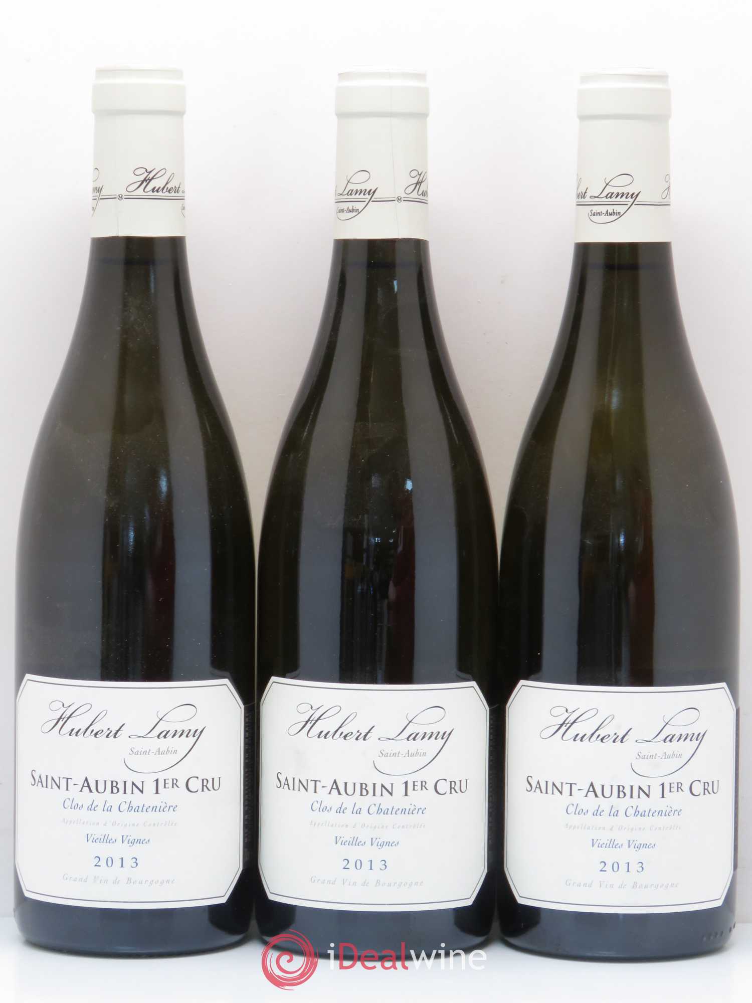 Saint-Aubin 1er Cru Clos de La Chatenière Hubert Lamy Vieilles Vignes 2013 - Lotto di 3 bottiglie - 0