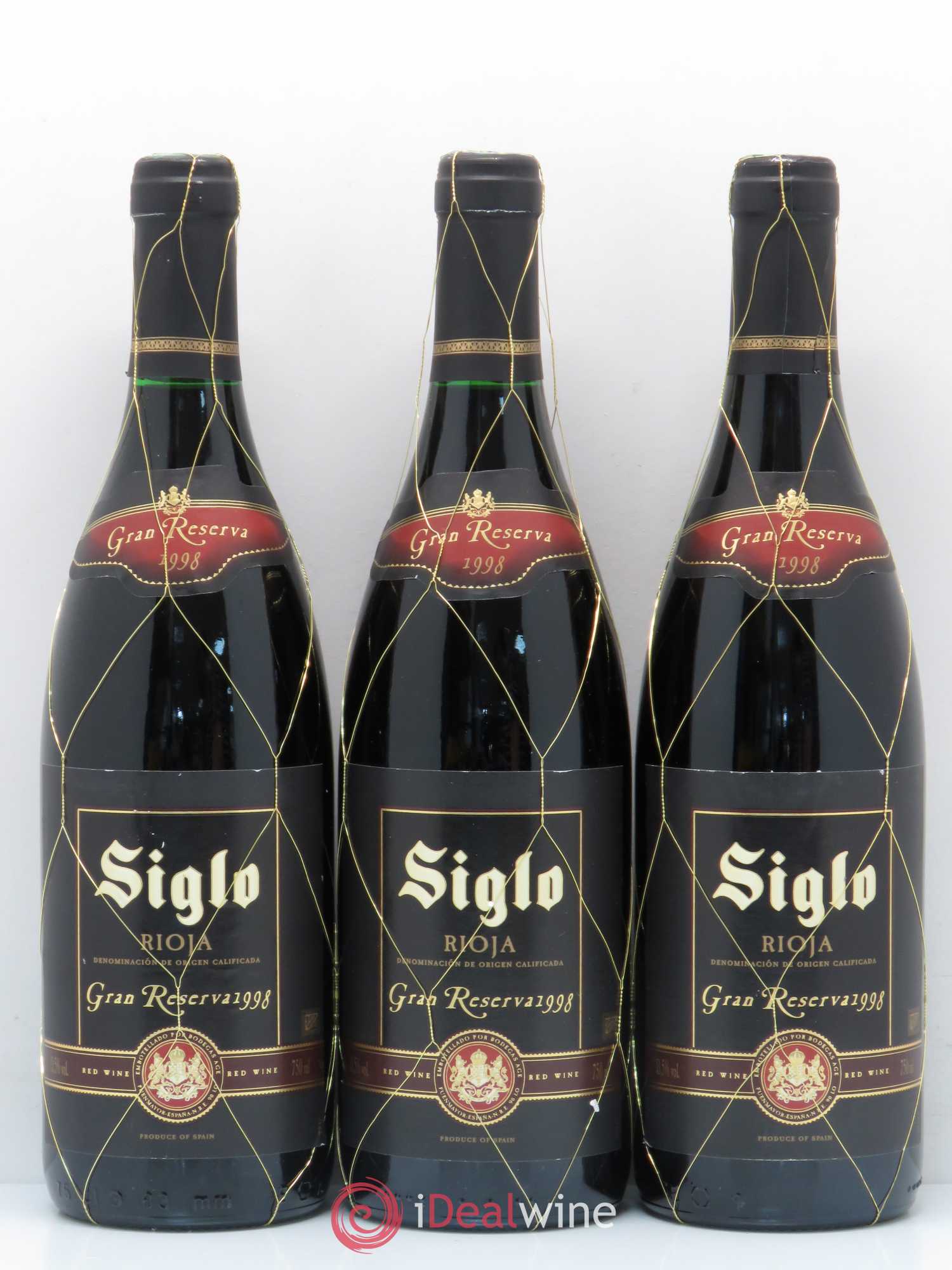Rioja DOCA Bodegas Age Siglo Gran Reserva 1998 - Lot of 6 bottles - 1