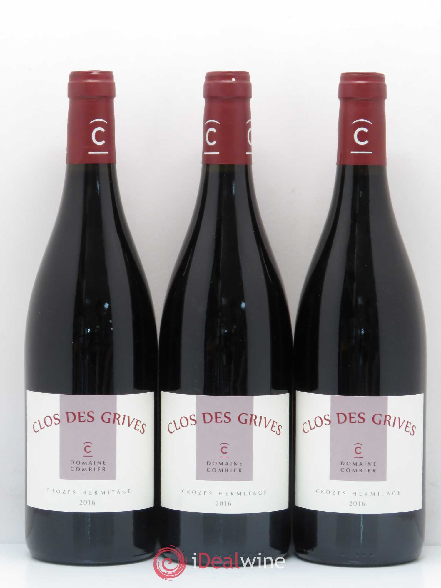 Crozes-Hermitage Clos des Grives Combier 2016 - Lot de 3 bouteilles - 0