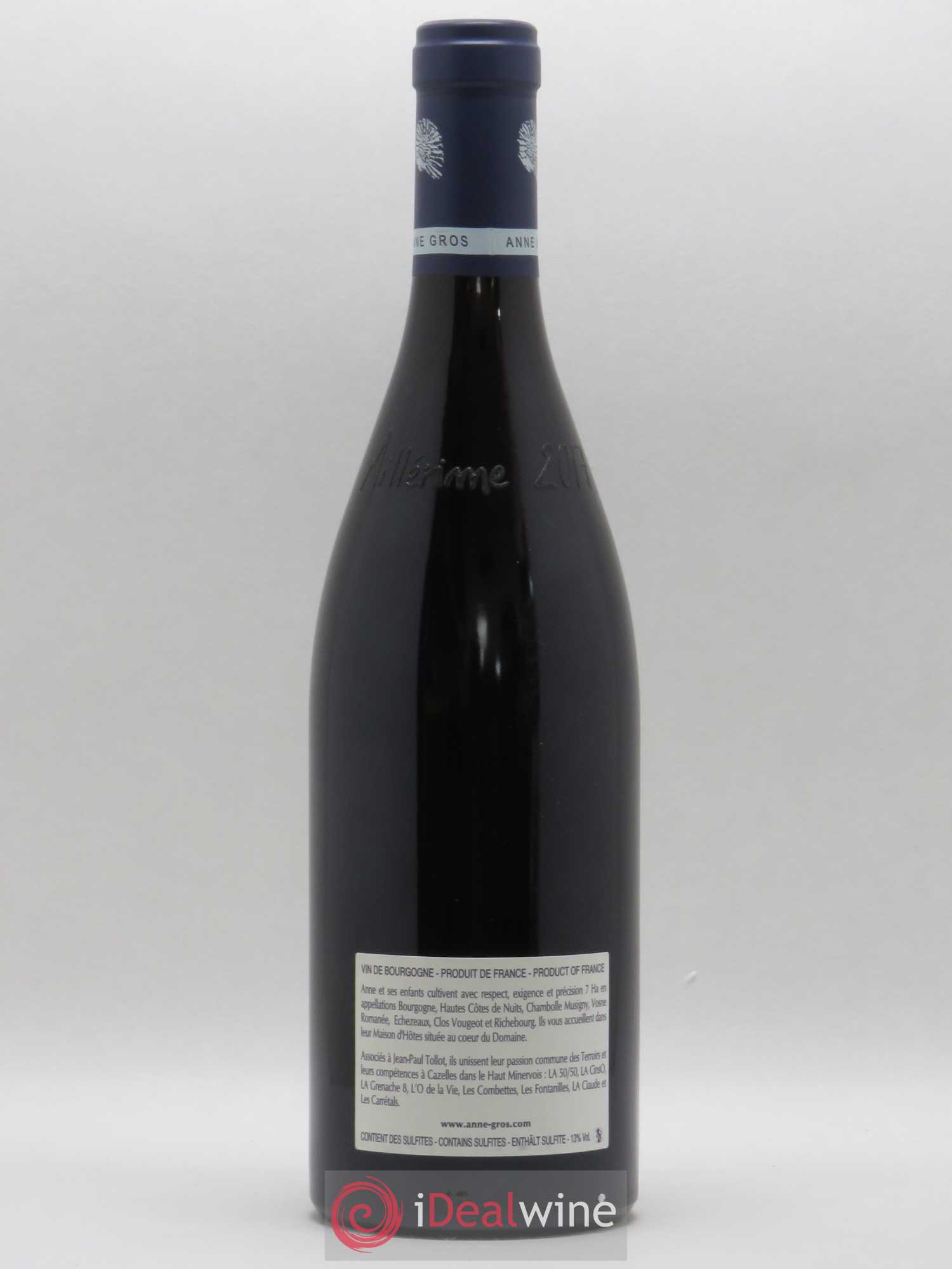 Richebourg Grand Cru Anne Gros 2017 - Lot de 1 bouteille - 1