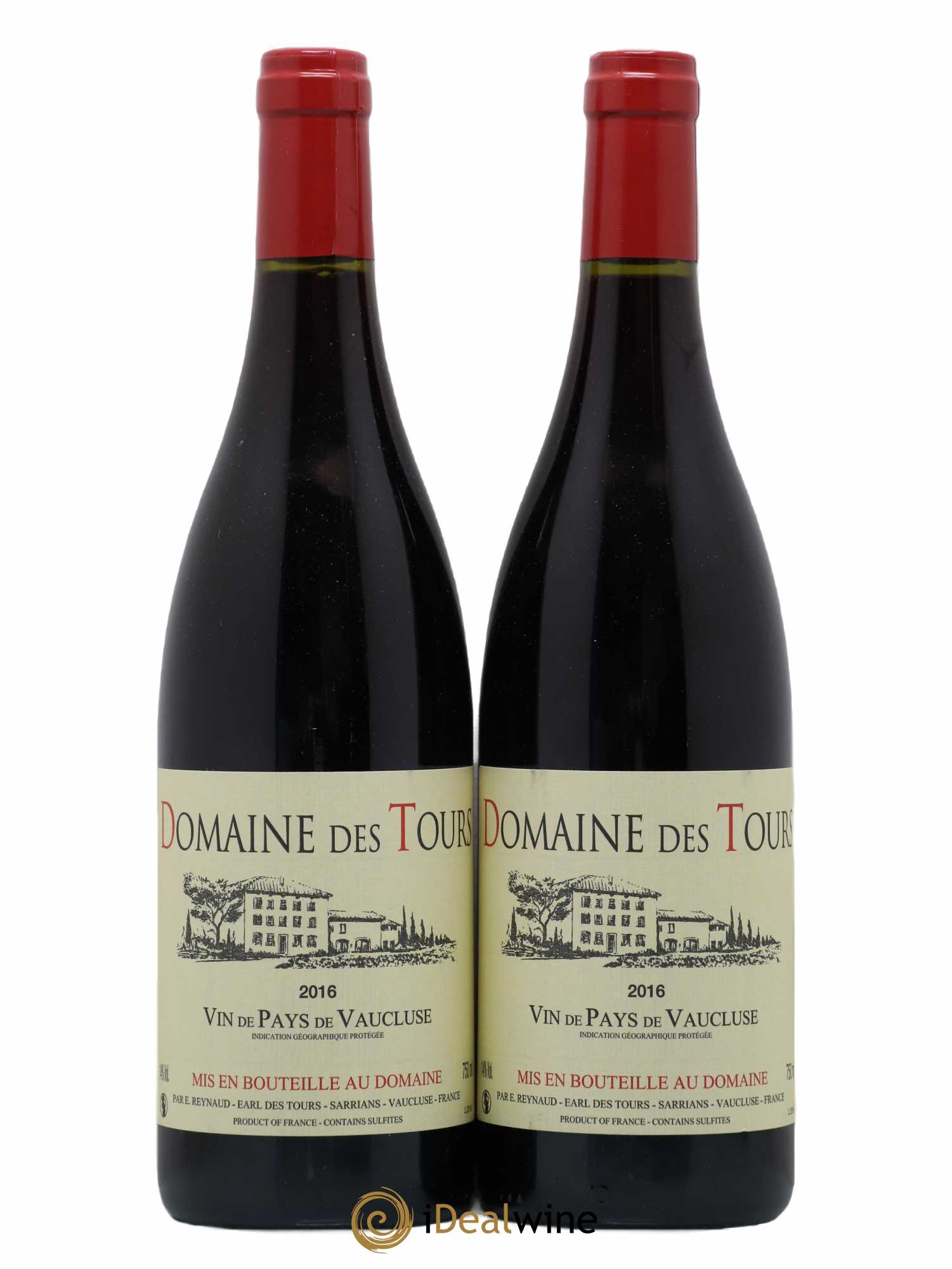 Vaucluse (Vin de Pays de Vaucluse) Domaine des Tours Emmanuel Reynaud 2016 - Lotto di 2 bottiglie - 0