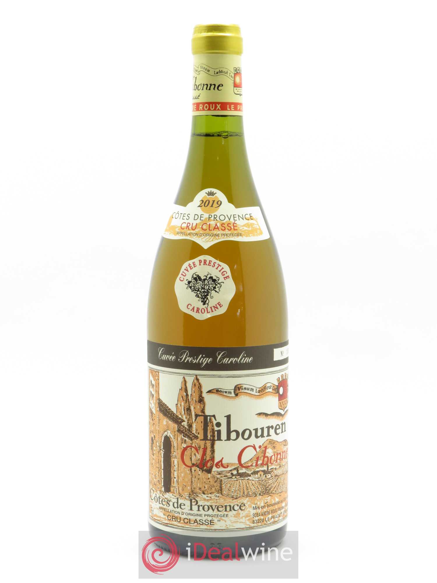 Côtes de Provence Clos Cibonne Prestige Caroline 2019 - Lot de 1 bouteille - 0