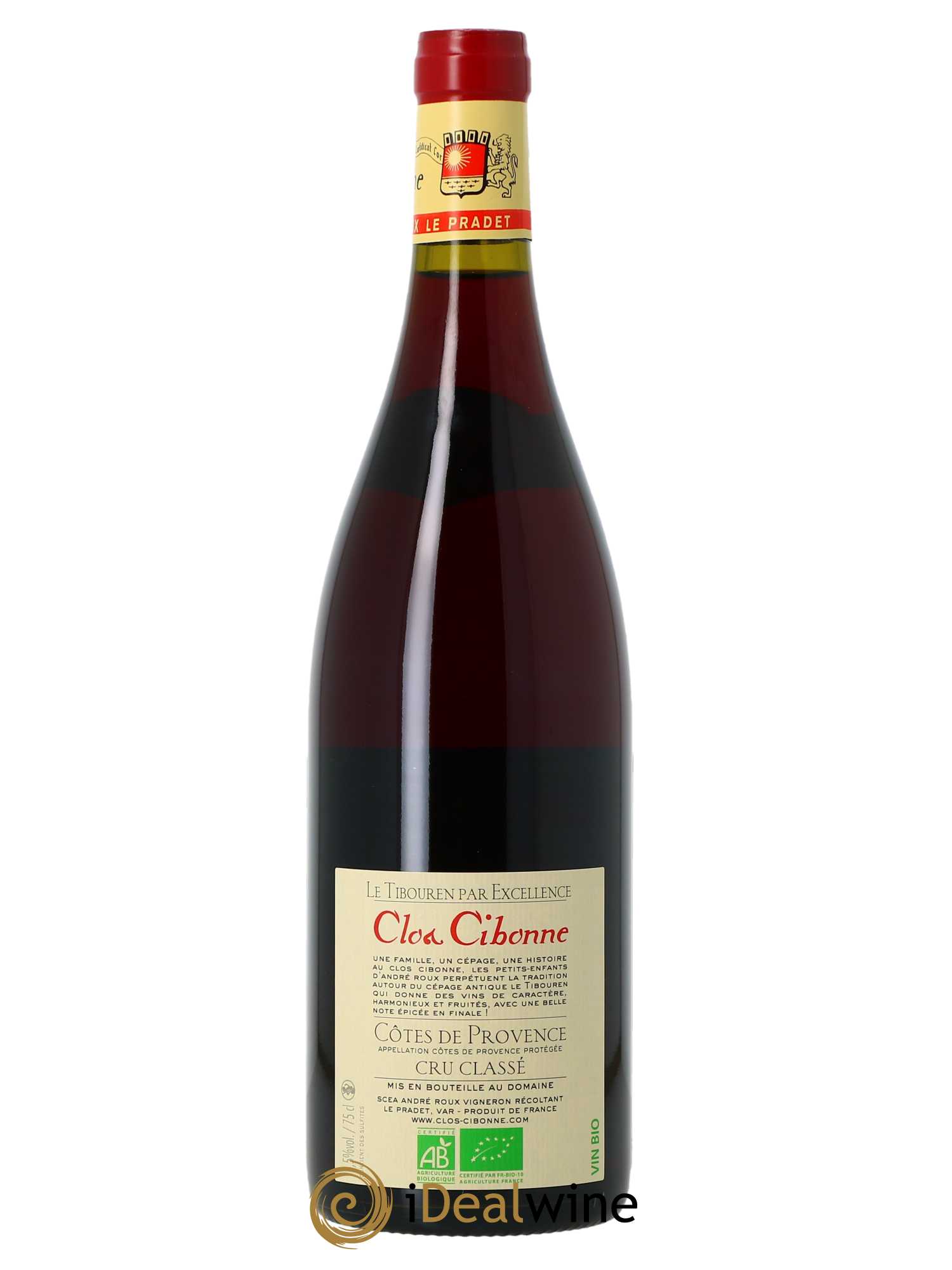 Côtes de Provence Cuvée Spéciale Tibouren Clos Cibonne 2022 - Lot de 1 bouteille - 1