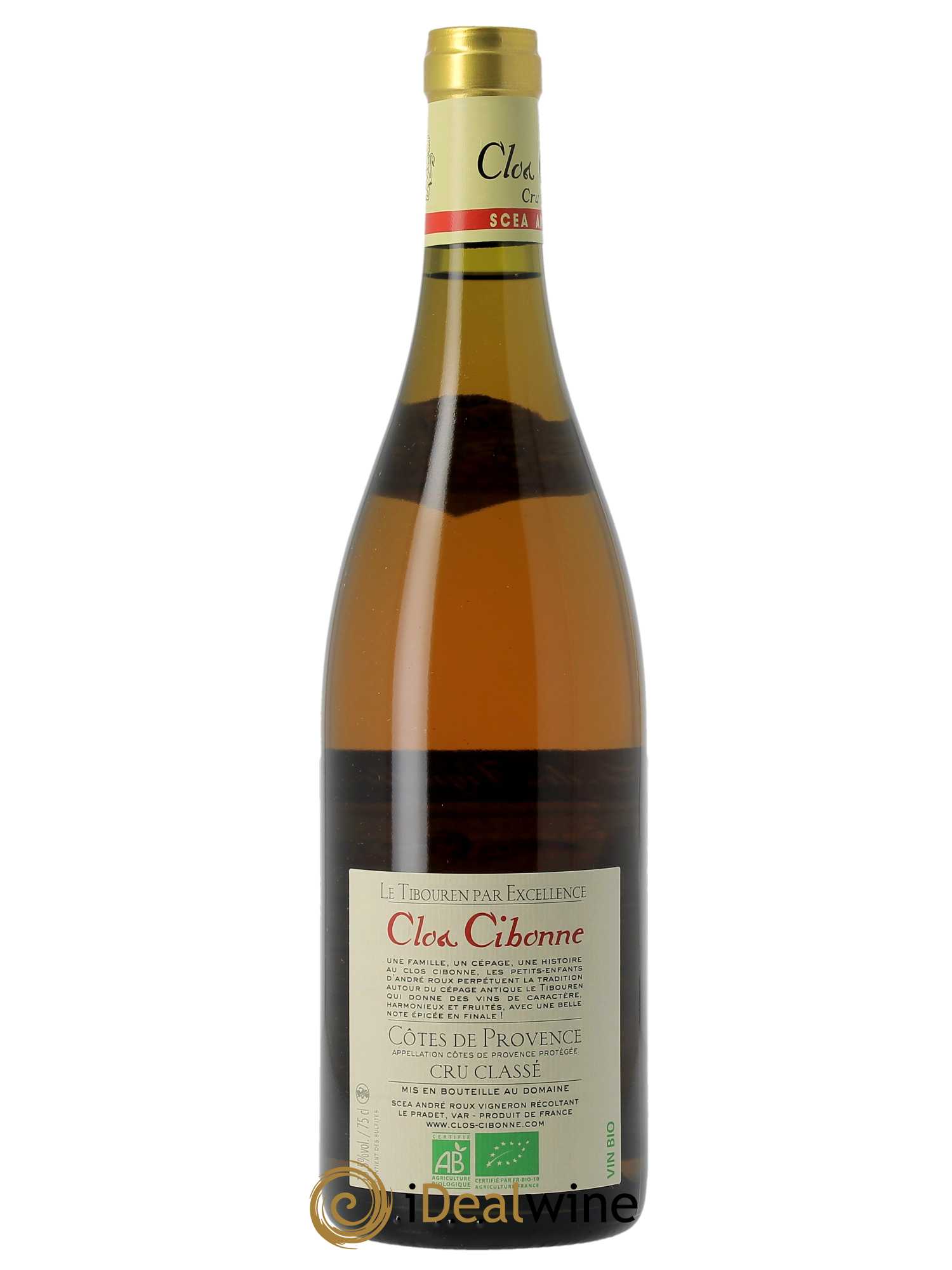 Côtes de Provence Clos Cibonne Tibouren Cuvée Spéciale des Vignettes 2021 - Lot of 1 bottle - 1
