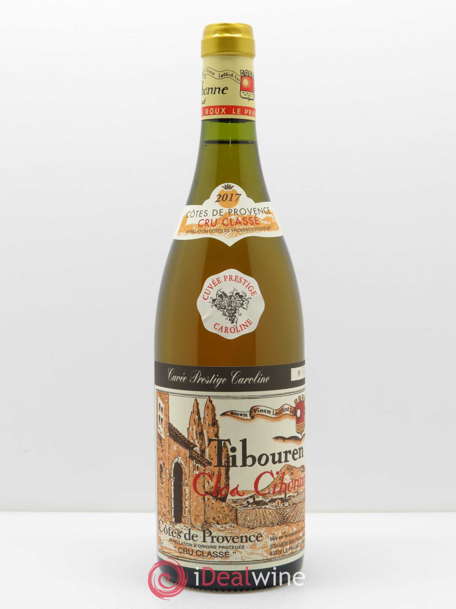 Côtes de Provence Clos Cibonne Prestige Caroline 2017 - Lot de 1 bouteille - 0
