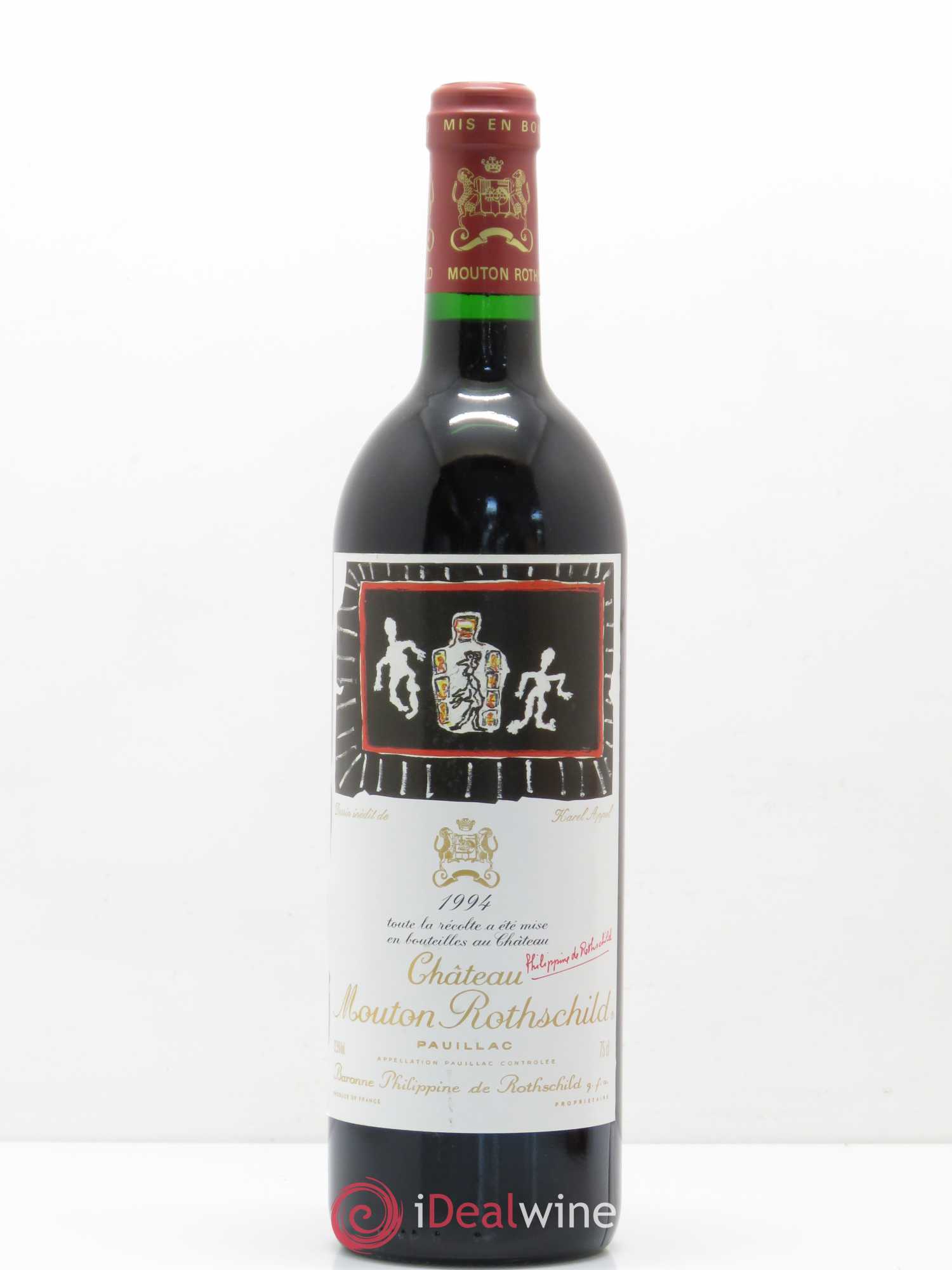 Château Mouton Rothschild 1er Grand Cru Classé 1994 - Lot de 1 bouteille - 0