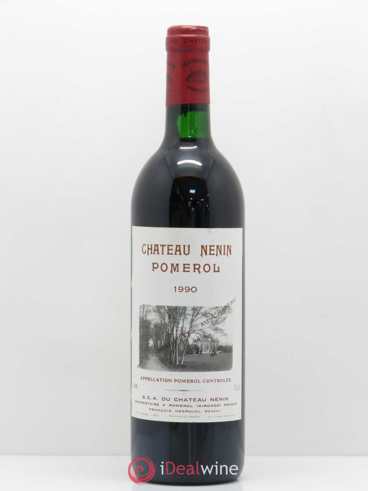 Château Nenin 1990 - Lot de 1 bouteille - 0