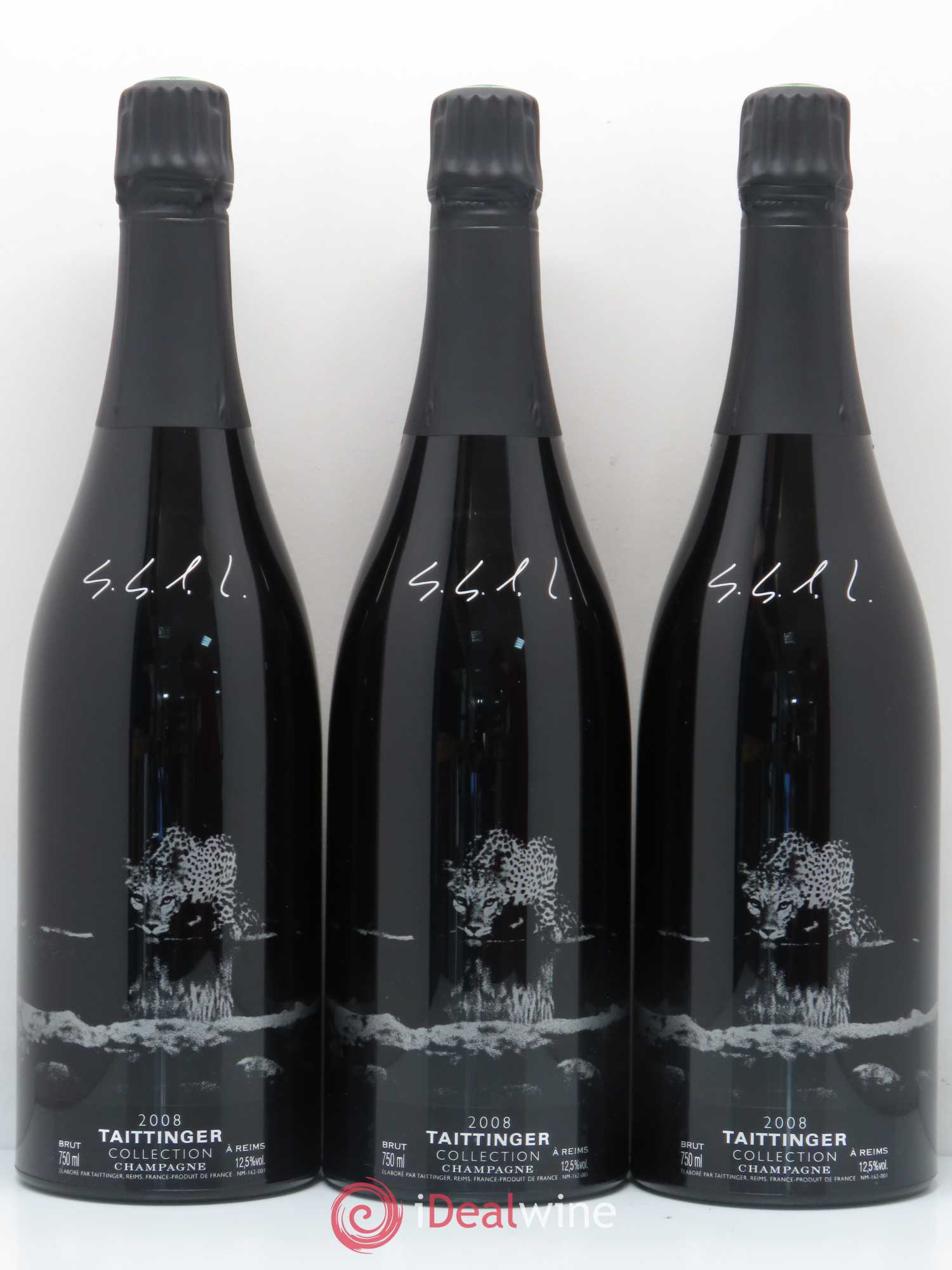 Brut Réserve Taittinger Collection Sebastiao Salgado 2008 - Lot de 3 bouteilles - 0