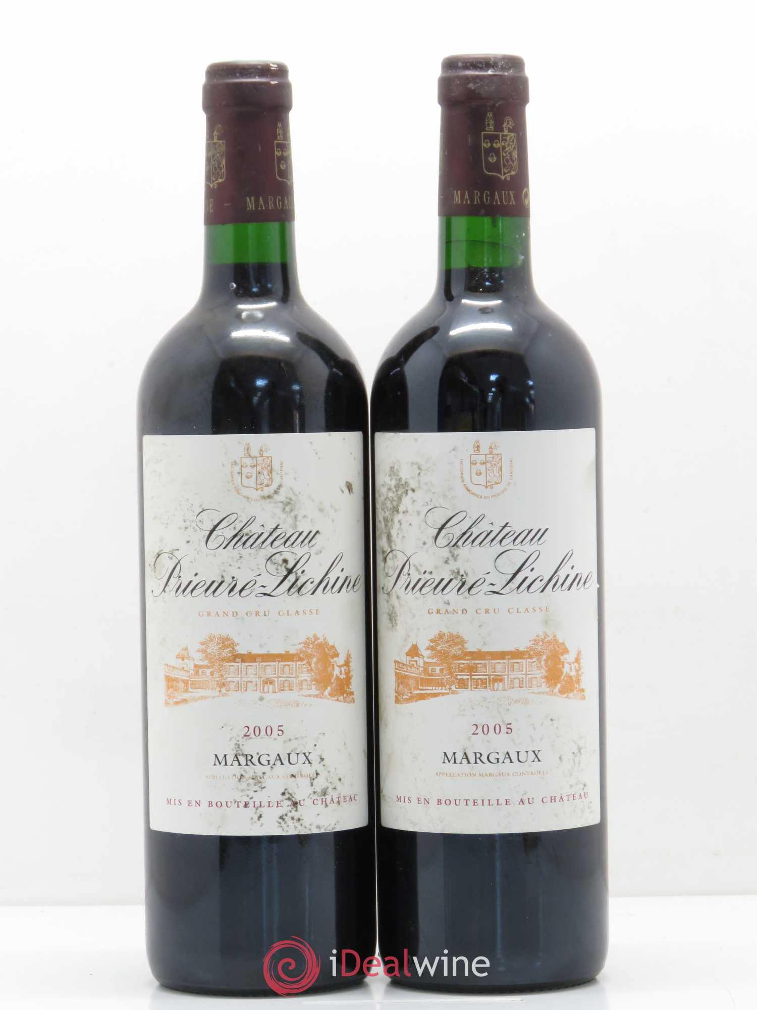 Château Prieuré Lichine 4ème Grand Cru Classé 2005 - Lot de 2 bouteilles - 0