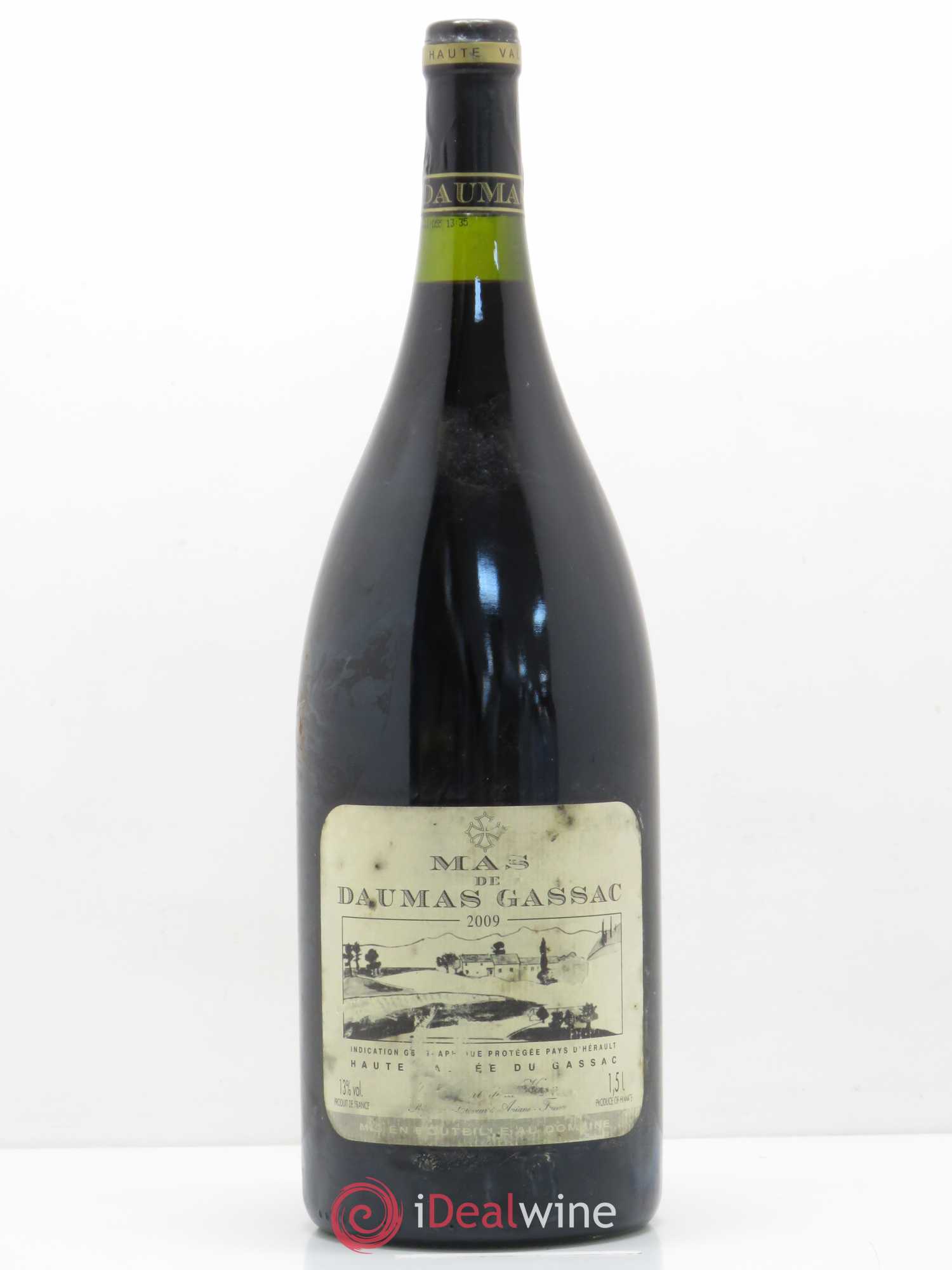 Saint-Guilhem-le-Désert - Cité d'Aniane Mas Daumas Gassac Famille Guibert de La Vaissière 2009 - Lot de 1 magnum - 0