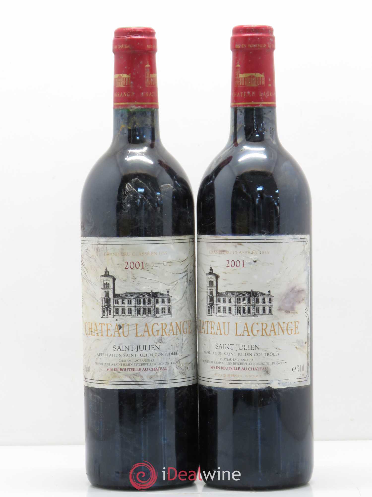 Château Lagrange 3ème Grand Cru Classé 2001 - Lot de 2 bouteilles - 0
