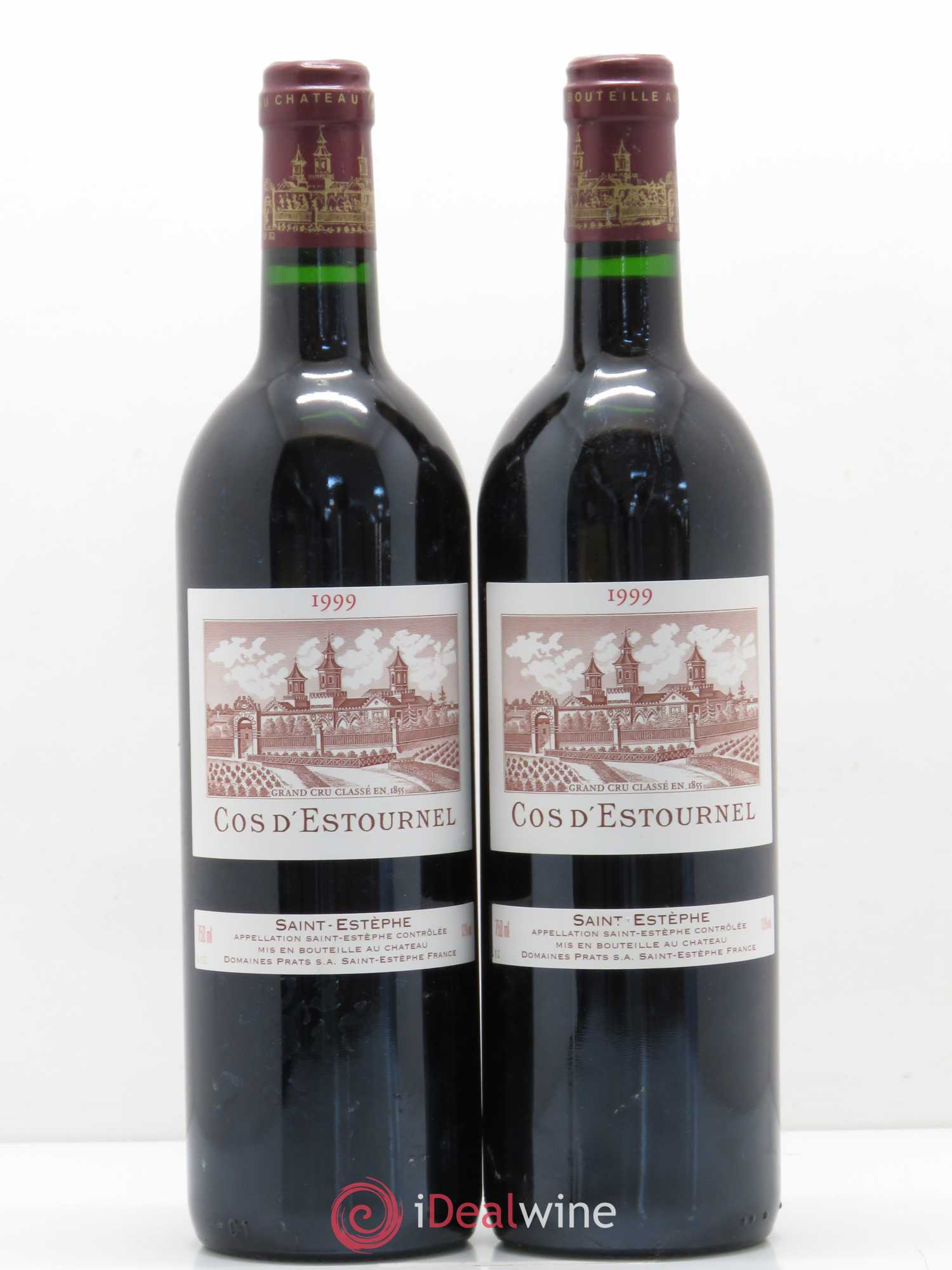 Cos d'Estournel 2ème Grand Cru Classé 1999 - Lot de 2 bouteilles - 0