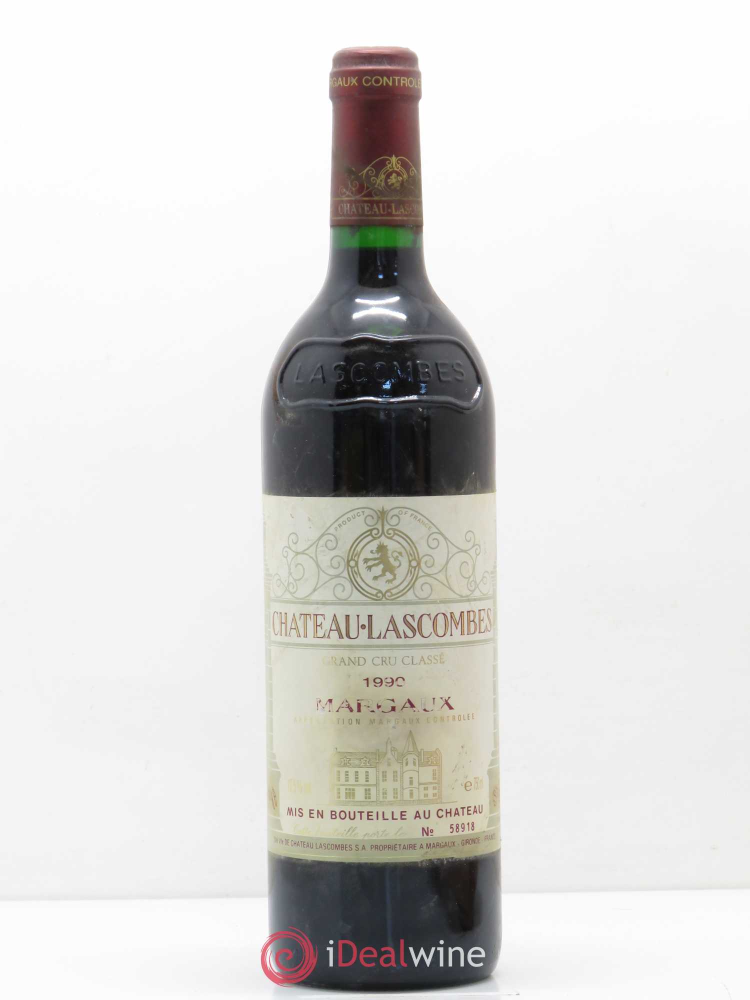 Château Lascombes 2ème Grand Cru Classé 1990 - Lot de 1 bouteille - 0