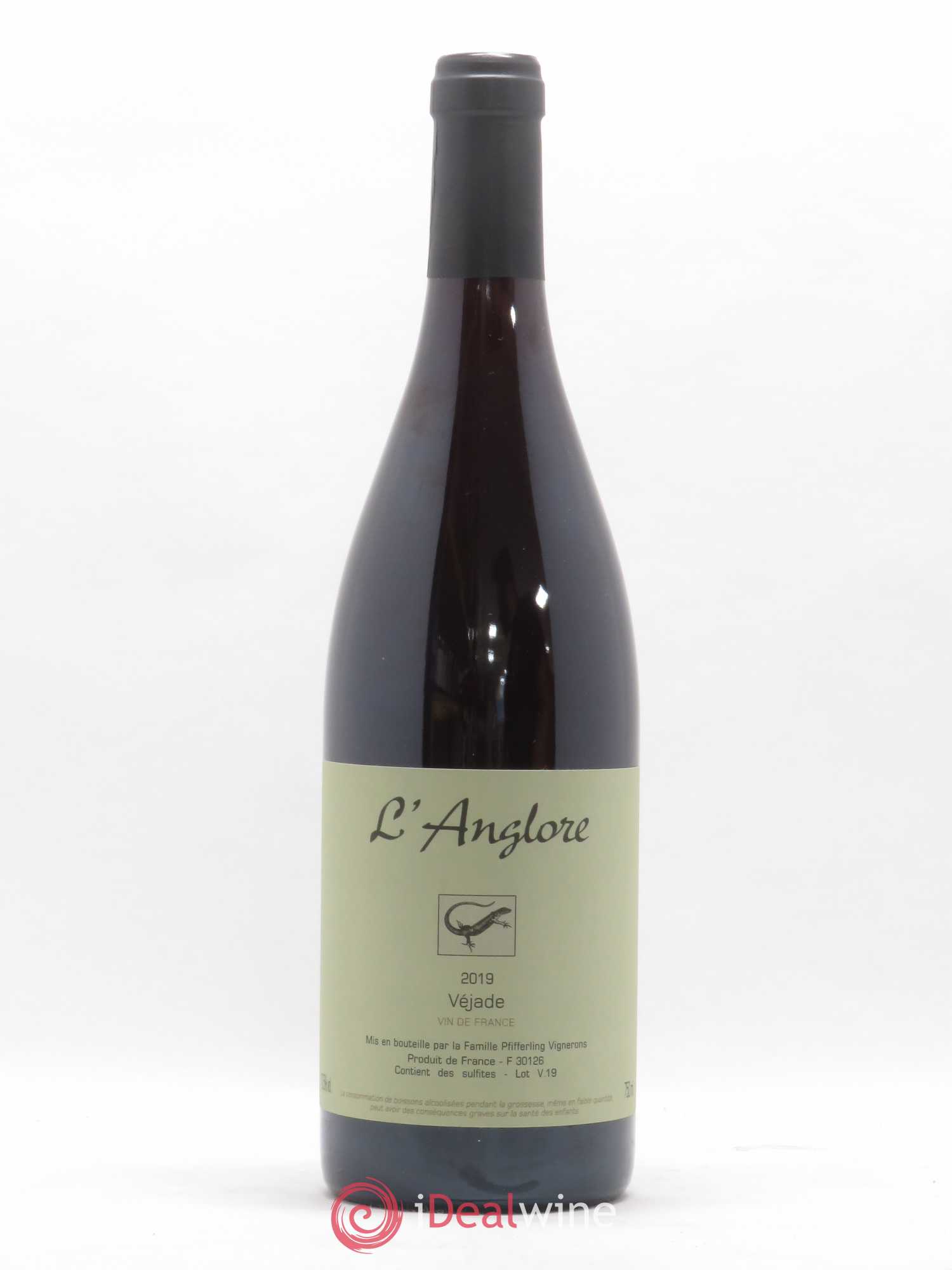Vin de France Véjade L'Anglore 2019 - Lot de 1 bouteille - 0
