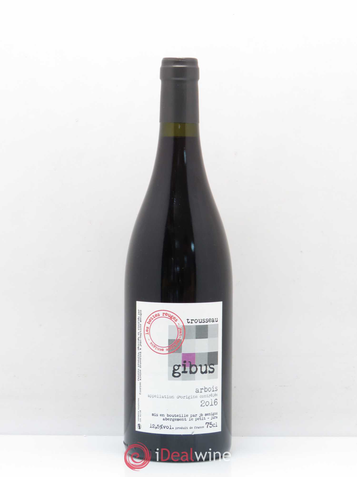 Côtes du Jura Trousseau Gibus Domaine Les Bottes Rouges 2016 - Lot of 1 bottle - 0
