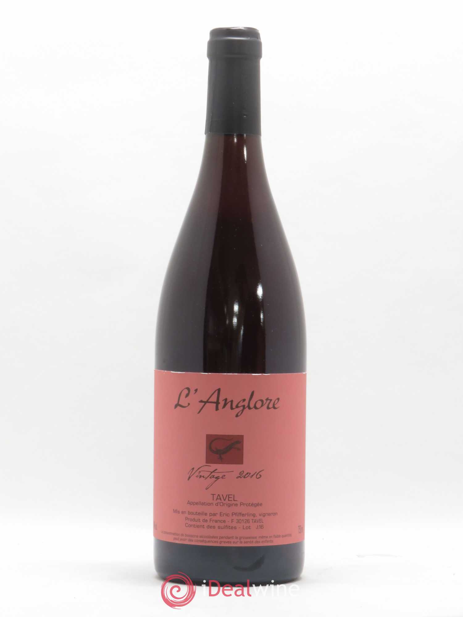 Tavel Vintage L'Anglore 2016 - Lot de 1 bouteille - 0