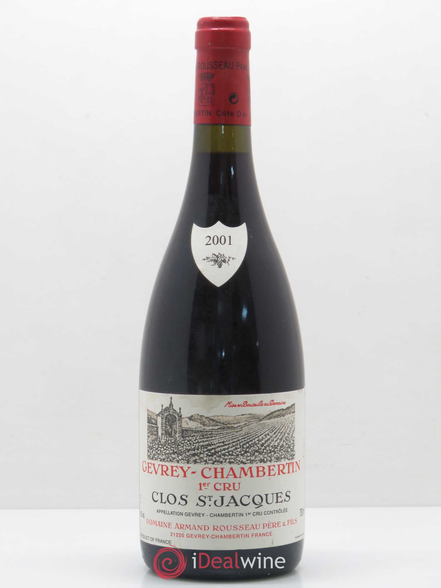 Gevrey-Chambertin 1er Cru Clos Saint-Jacques Armand Rousseau (Domaine) 2001 - Lot de 1 bouteille - 0