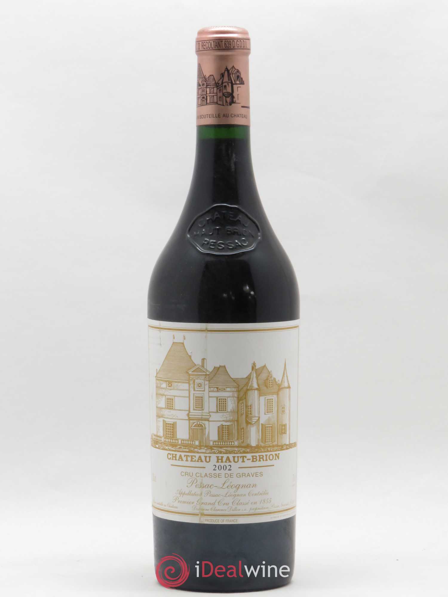 Château Haut Brion 1er Grand Cru Classé 2002 - Lot de 1 bouteille - 0