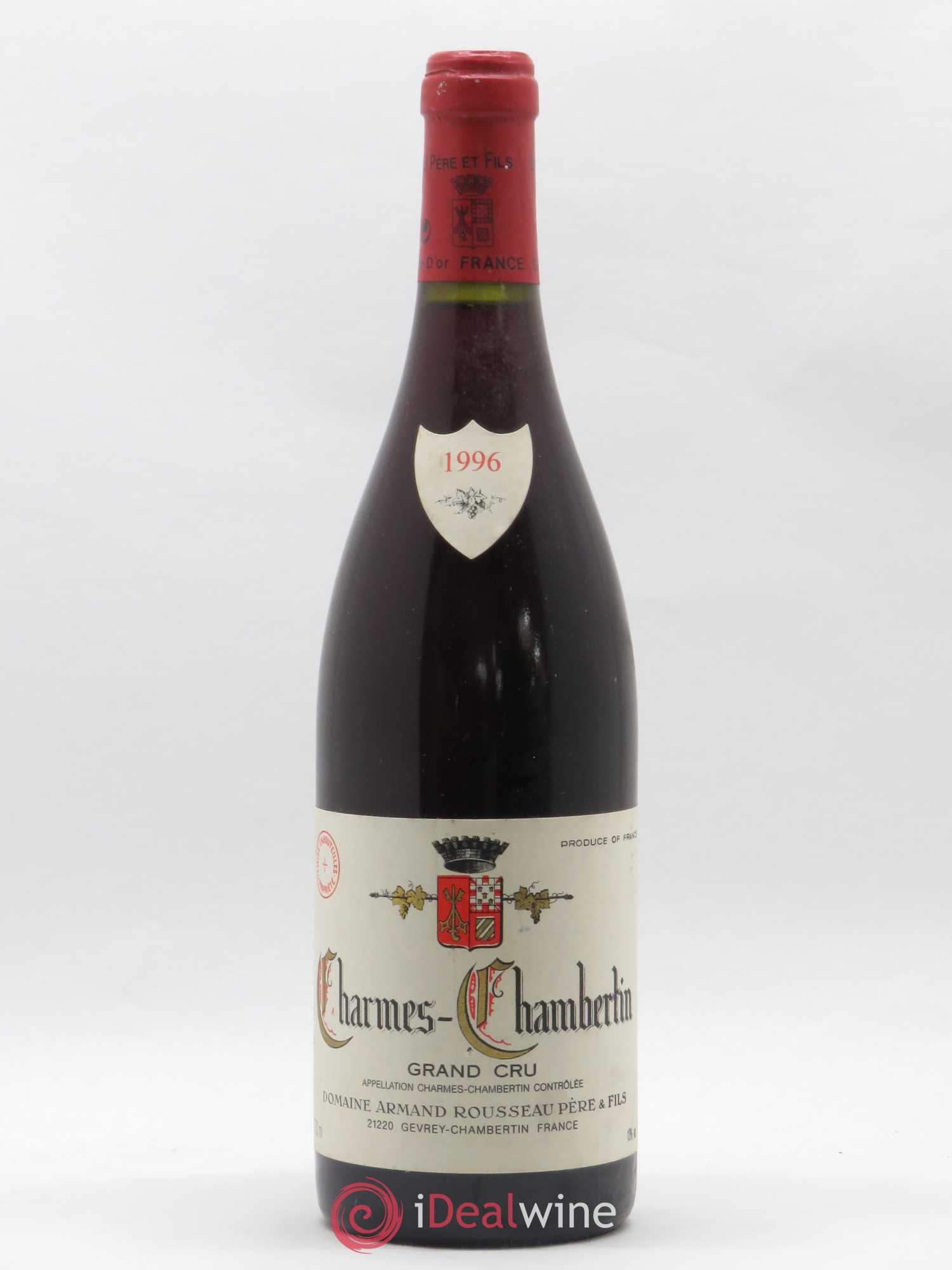 Charmes-Chambertin Grand Cru Armand Rousseau (Domaine) 1996 - Lot de 1 bouteille - 0