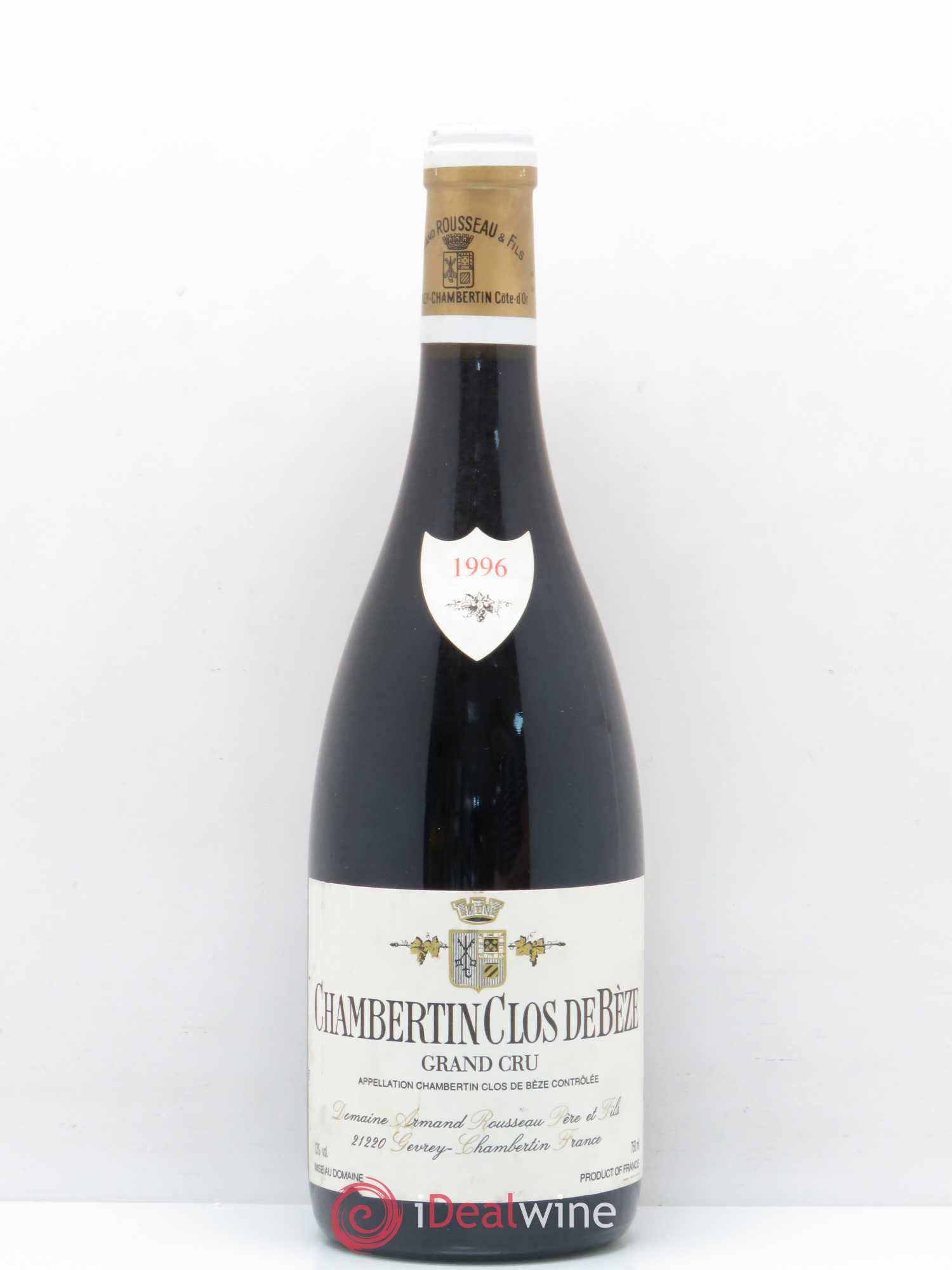 Chambertin Clos de Bèze Grand Cru Armand Rousseau (Domaine) 1996 - Lot de 1 bouteille - 0