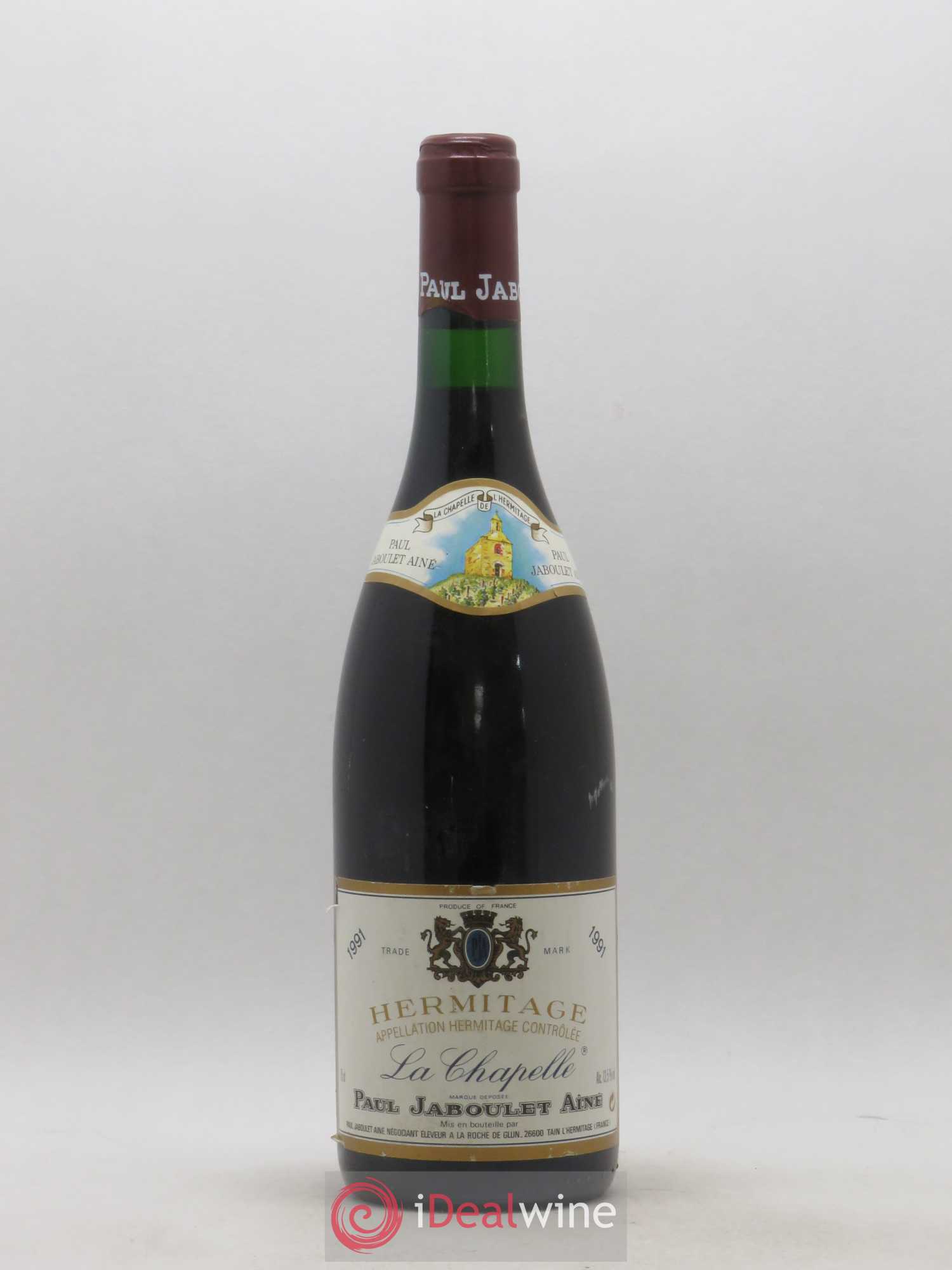 Hermitage La Chapelle Paul Jaboulet Ainé 1991 - Lot de 1 bouteille - 0