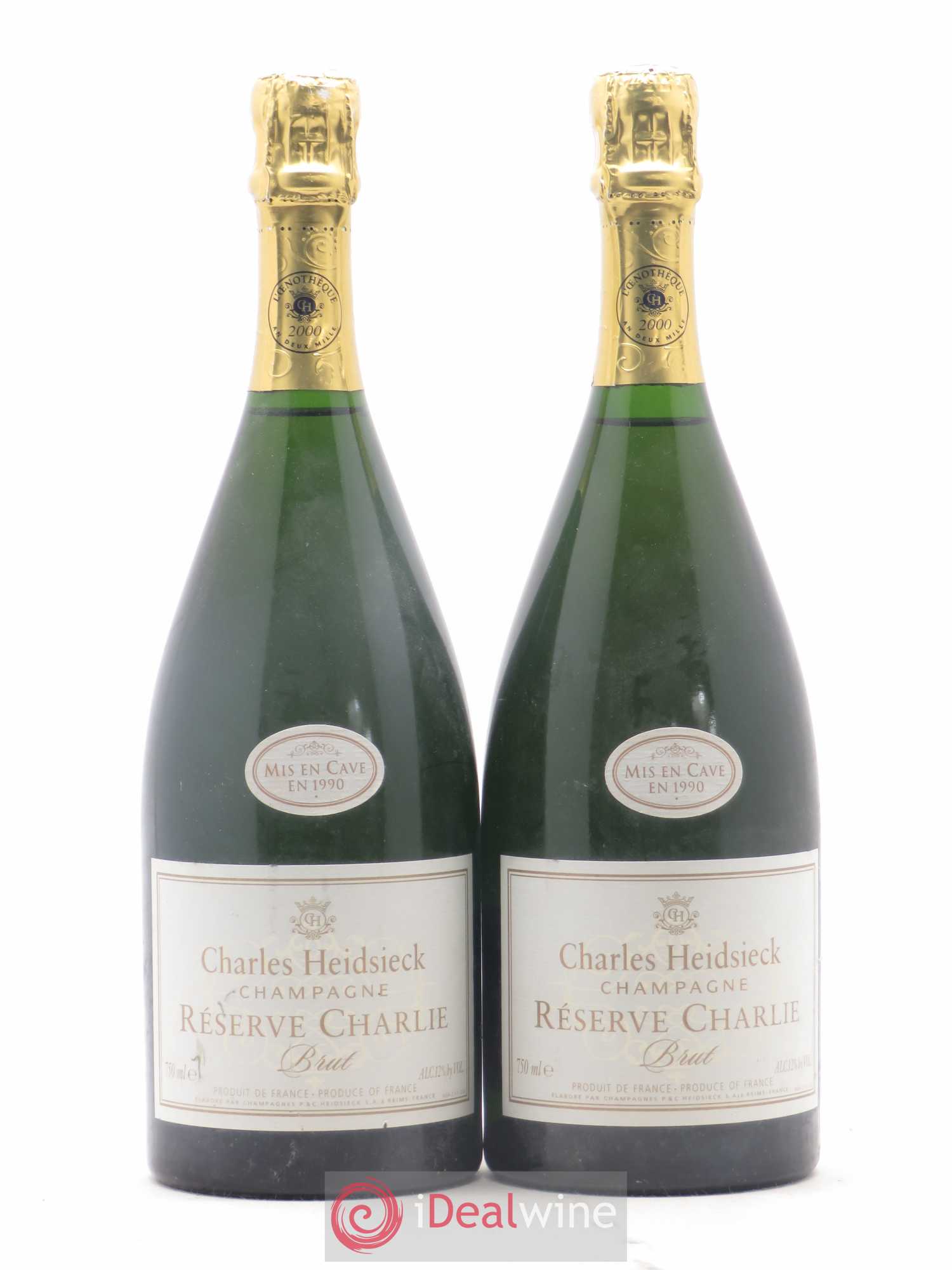 Réserve Charlie Charles Heidsieck - Lot de 2 bouteilles - 0