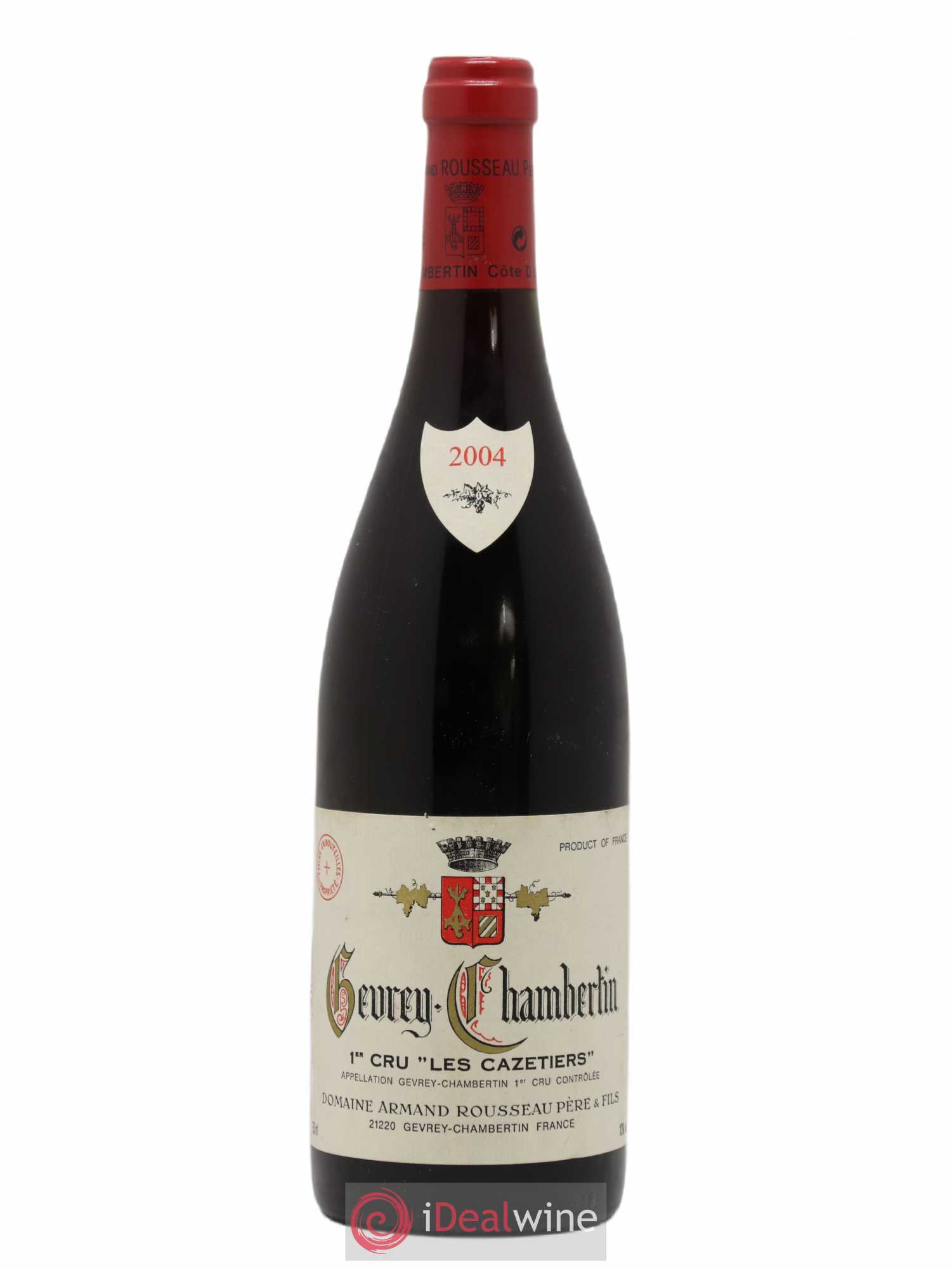 Gevrey-Chambertin 1er Cru Les Cazetiers Armand Rousseau (Domaine) 2004 - Lot de 1 bouteille - 0