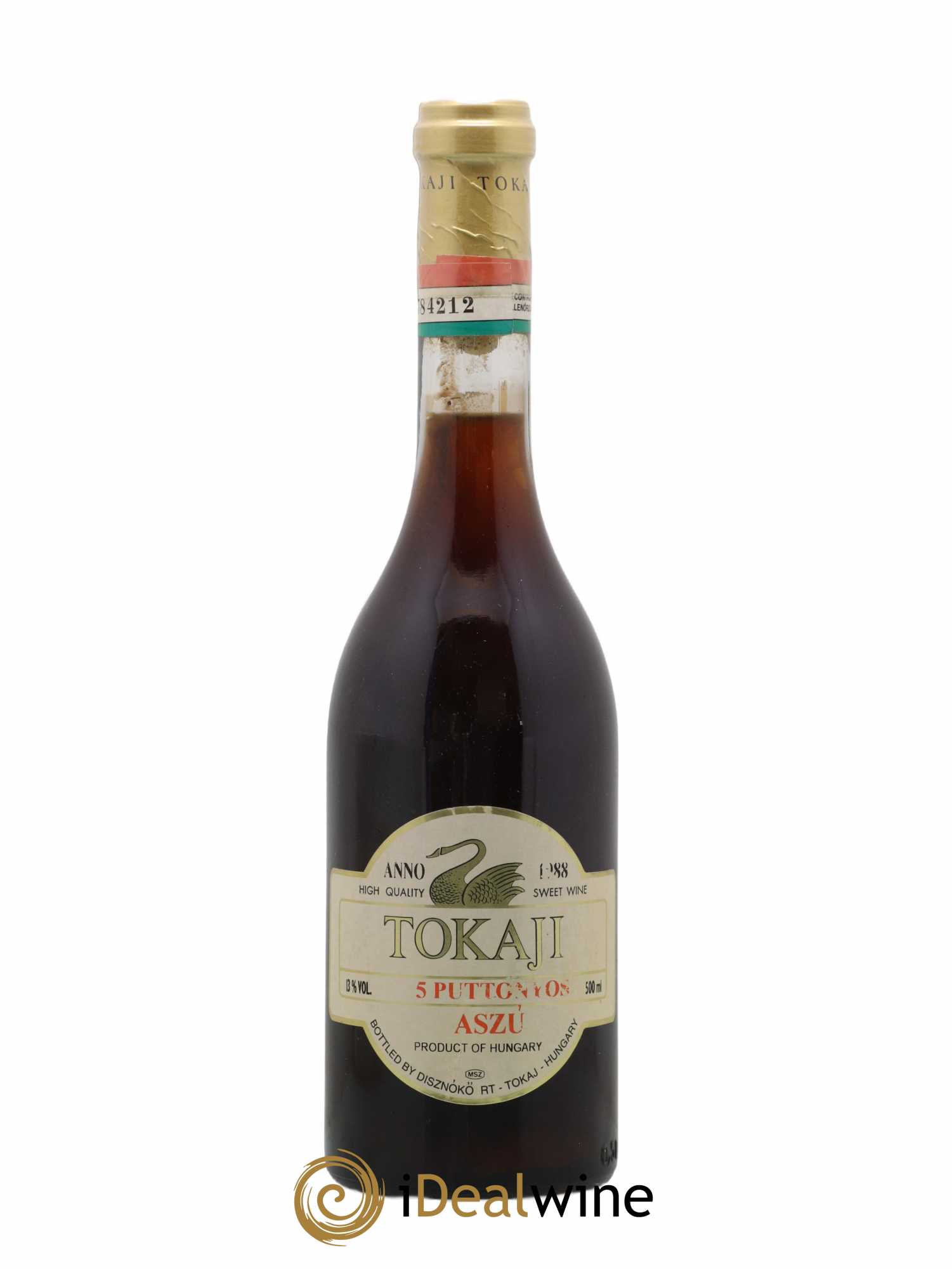 Tokaji Aszu 5 Puttonyos Disznoko (Domaine) 50 cl 1988 - Lotto di 1 bottiglia - 0