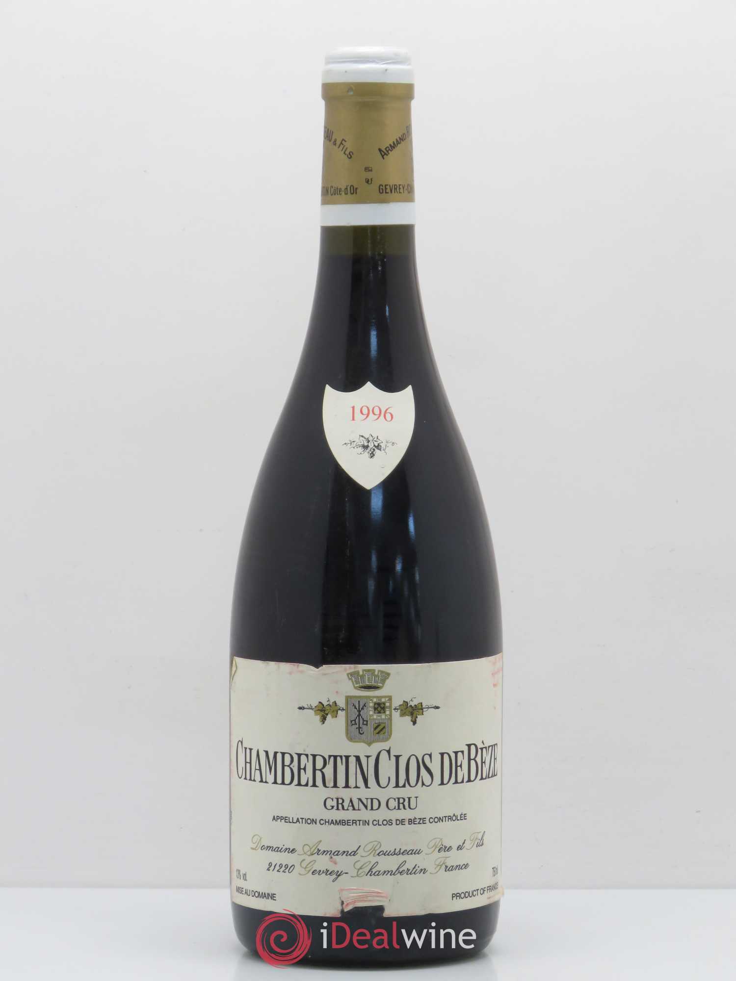 Chambertin Clos de Bèze Grand Cru Armand Rousseau (Domaine) 1996 - Lot de 1 bouteille - 0