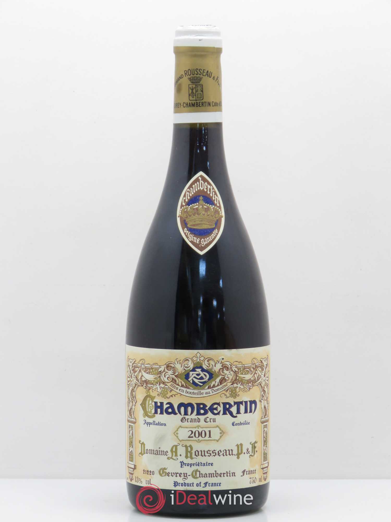 Chambertin Grand Cru Armand Rousseau (Domaine) 2001 - Lot de 1 bouteille - 0