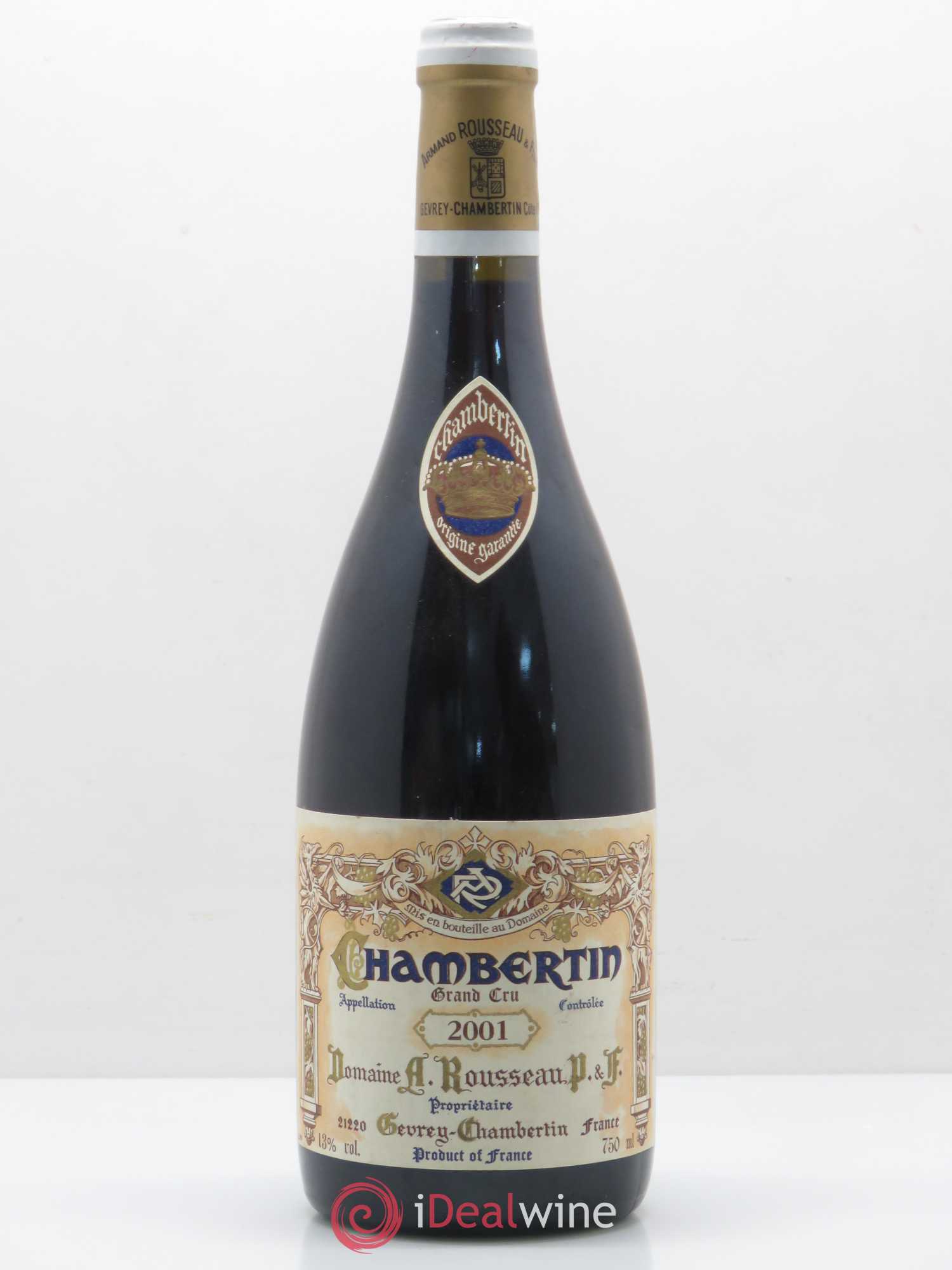 Chambertin Grand Cru Armand Rousseau (Domaine) 2001 - Lot de 1 bouteille - 0