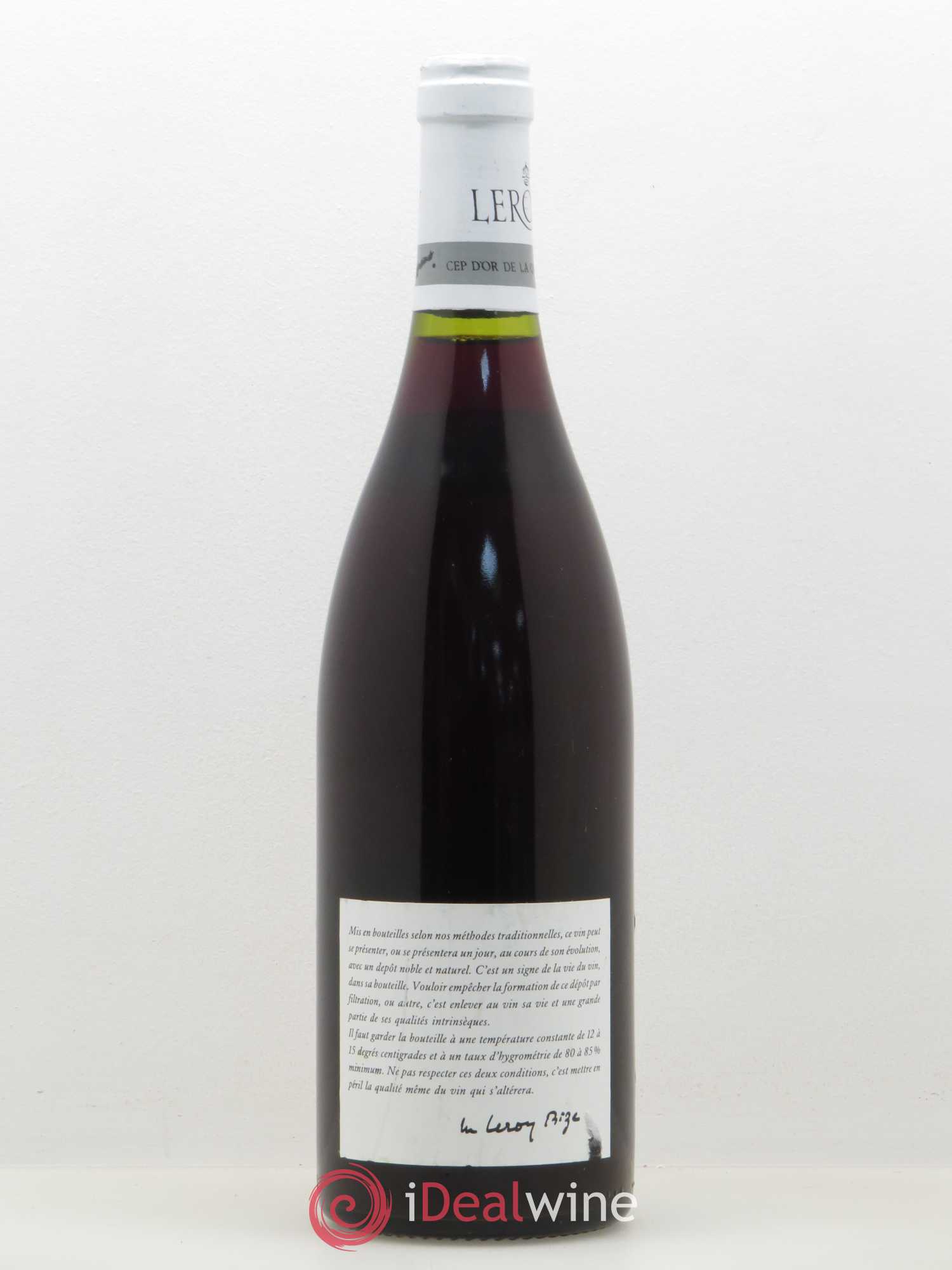 Gevrey-Chambertin Leroy SA 1998 - Lot de 1 bouteille - 1