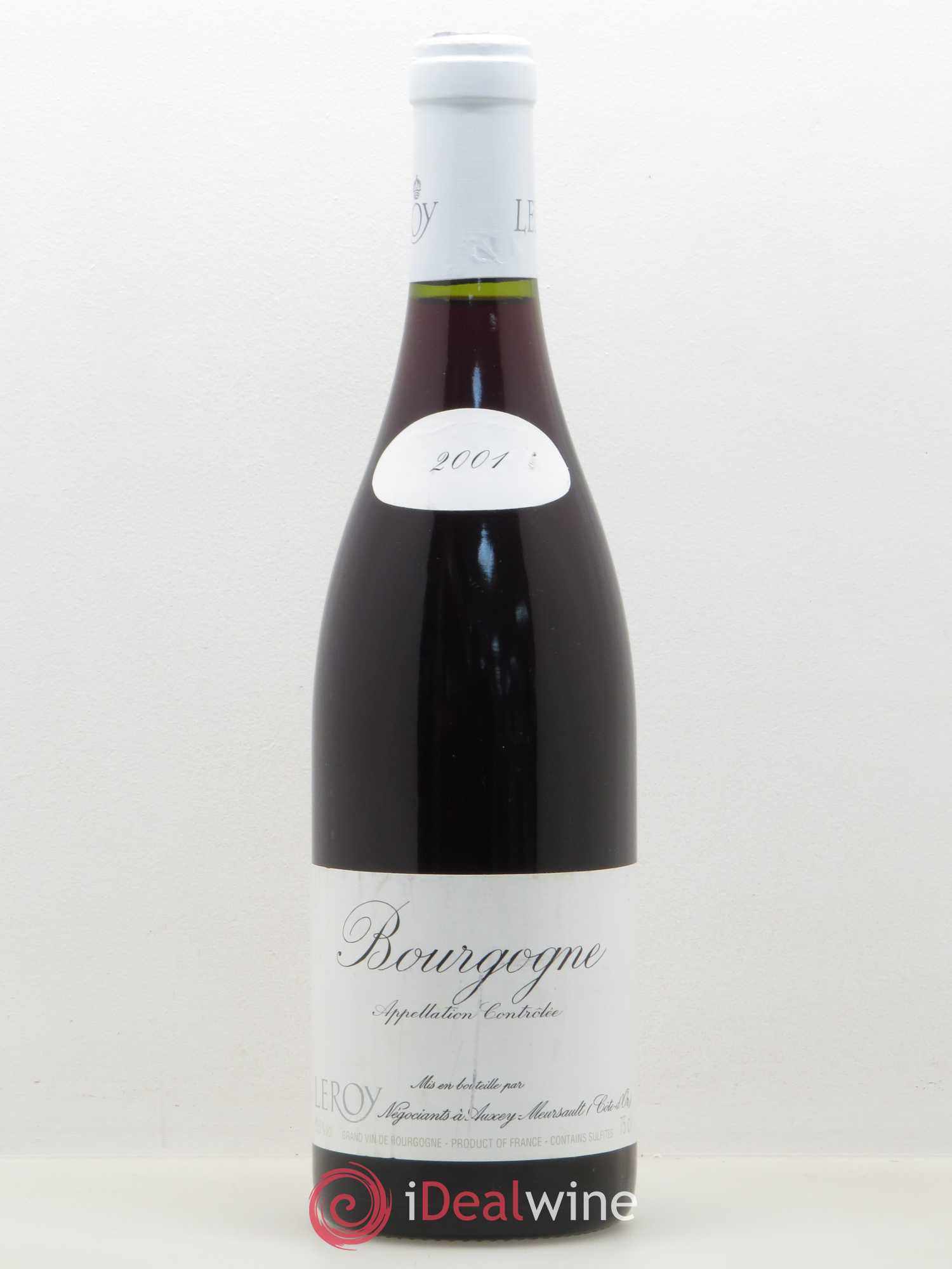 Bourgogne Leroy SA 2001 - Lot de 1 bouteille - 0