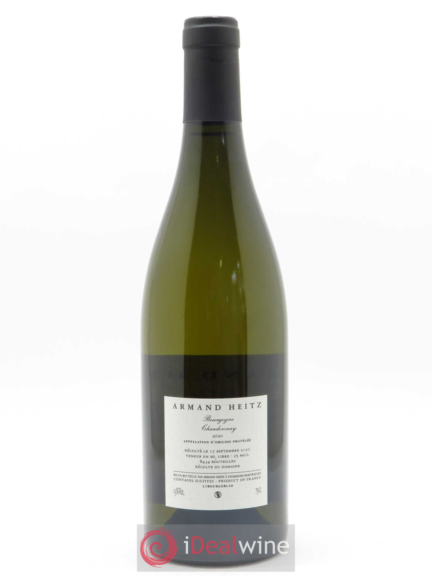 Bourgogne Chardonnay Armand Heitz 2020 - Lot de 1 bouteille - 1
