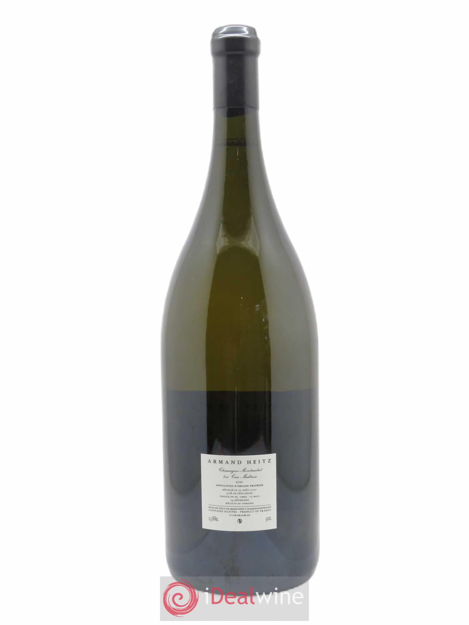 Chassagne-Montrachet 1er Cru La Maltroie Armand Heitz 2020 - Lot de 1 double magnum - 2