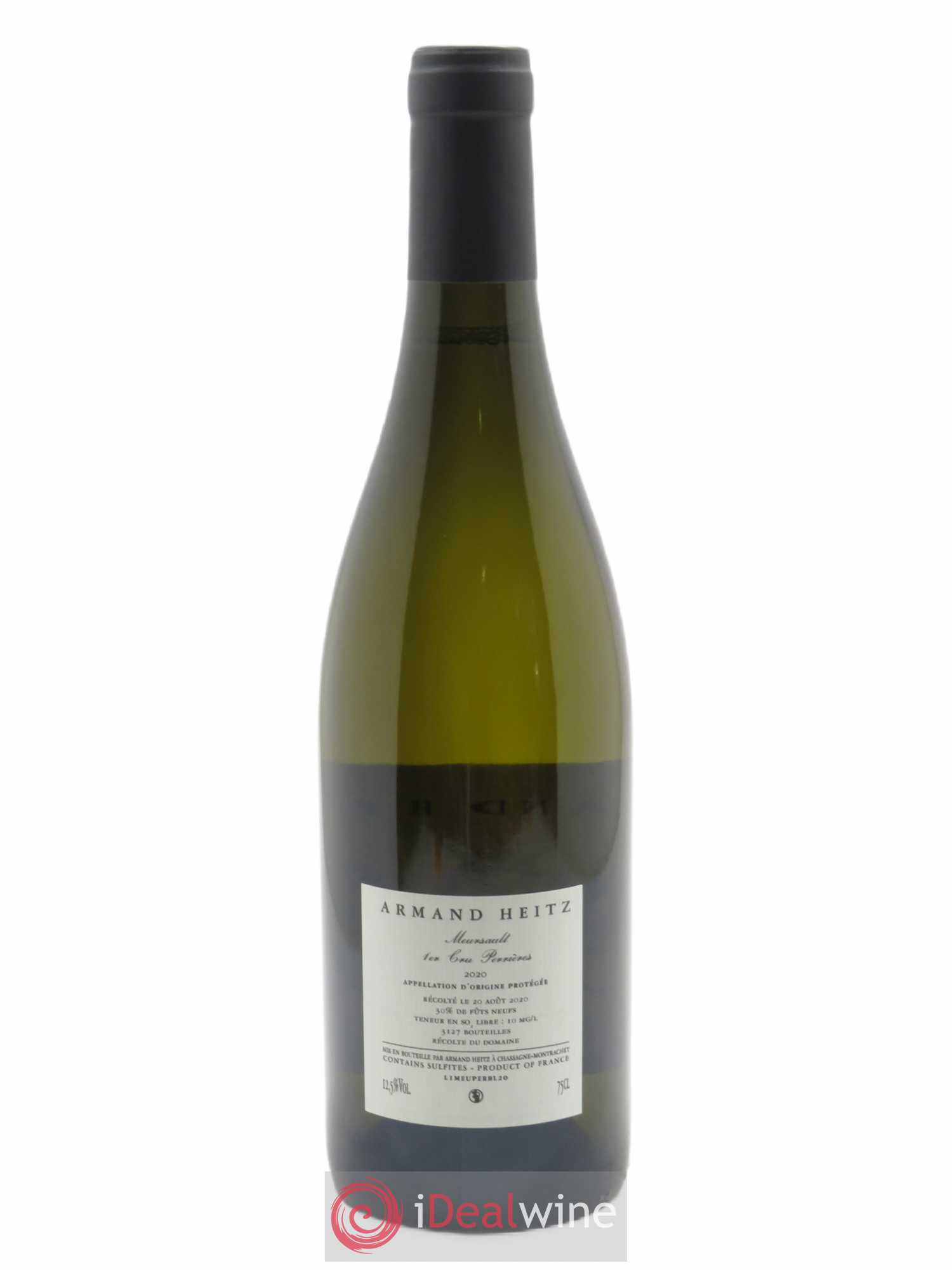 Meursault 1er Cru Les Perrières Armand Heitz 2020 - Lot de 1 bouteille - 1